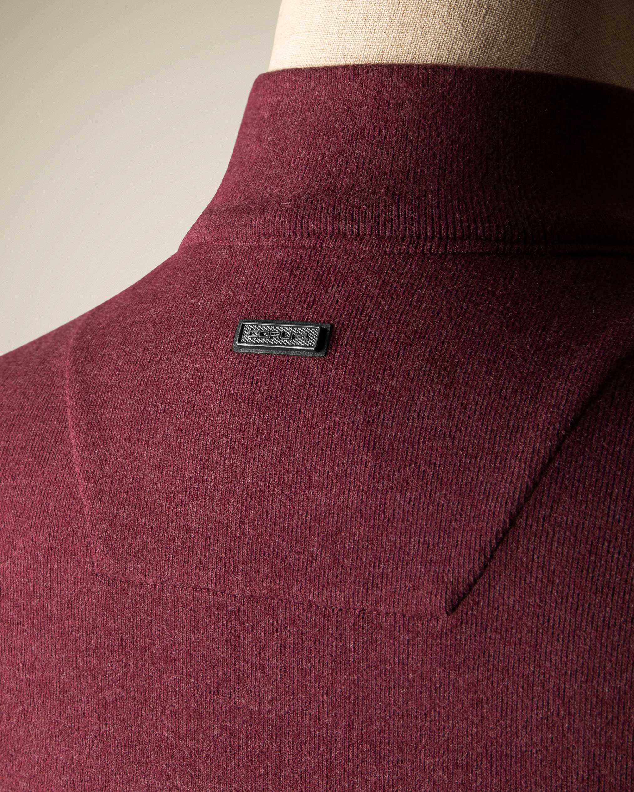 پولوشرت آستین بلند نیم زیپ 2220902 کروم