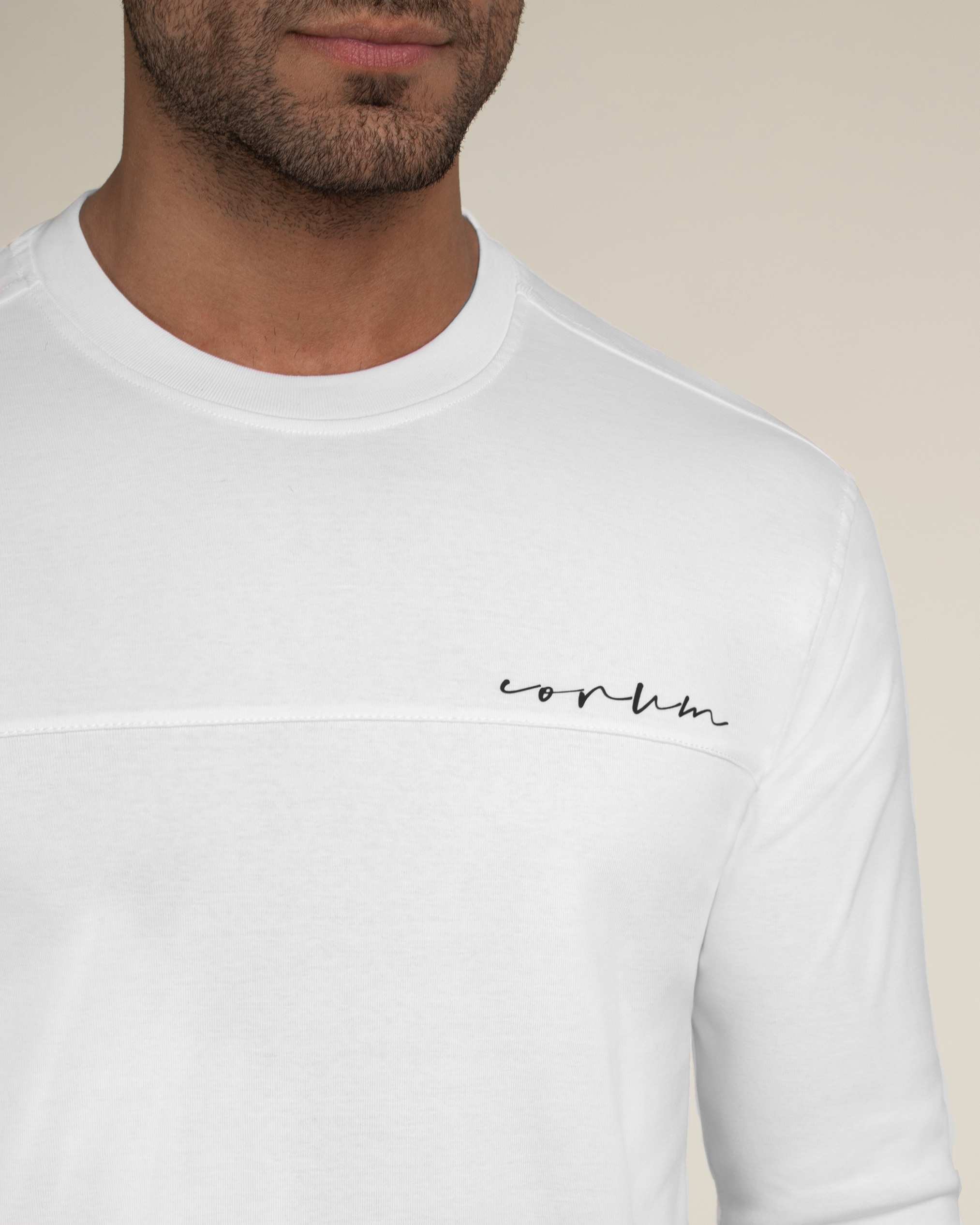 تی شرت آستین بلند مردانه 2220903 کروم