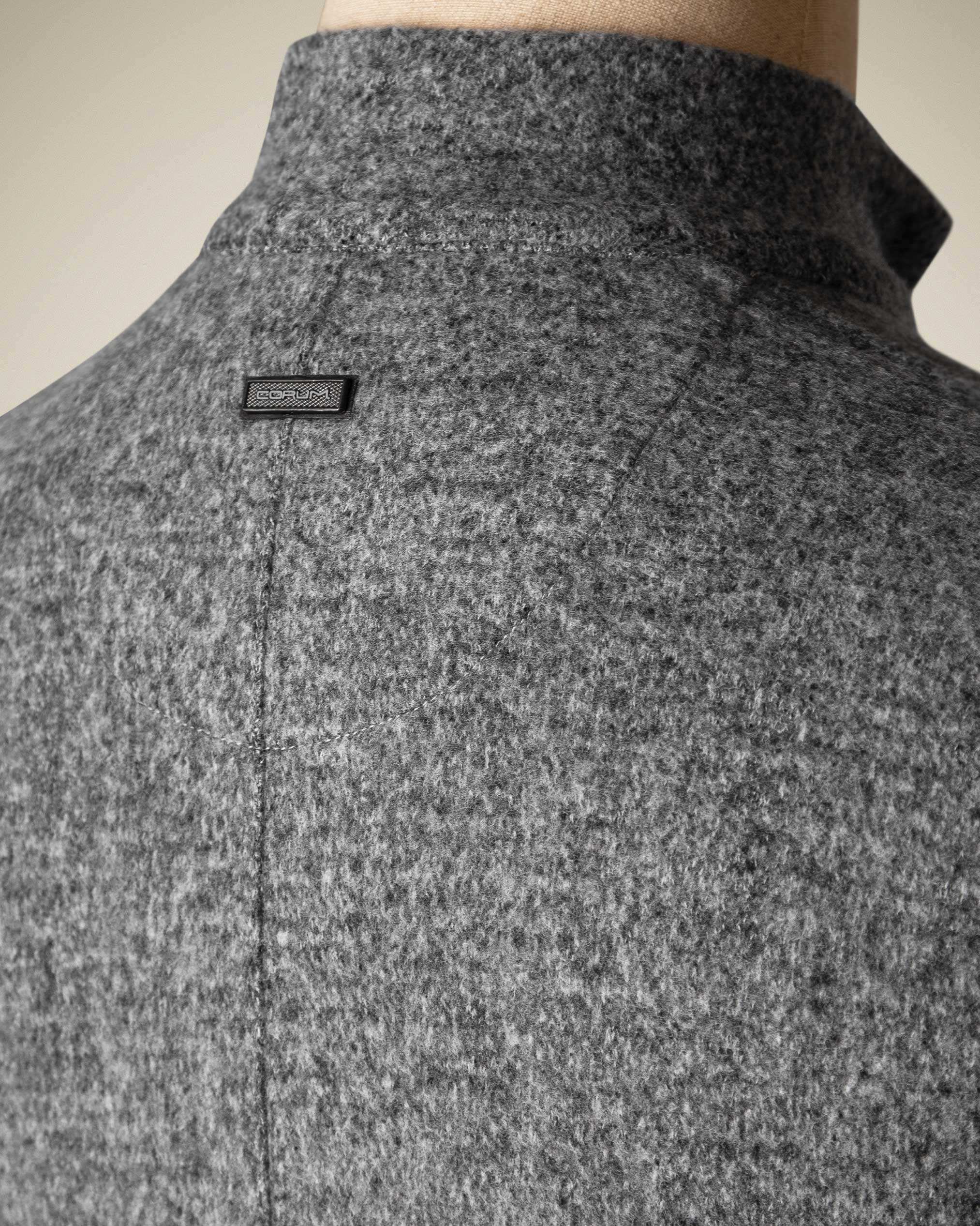 پولوشرت آستین بلند نیم زیپ 2220904 کروم