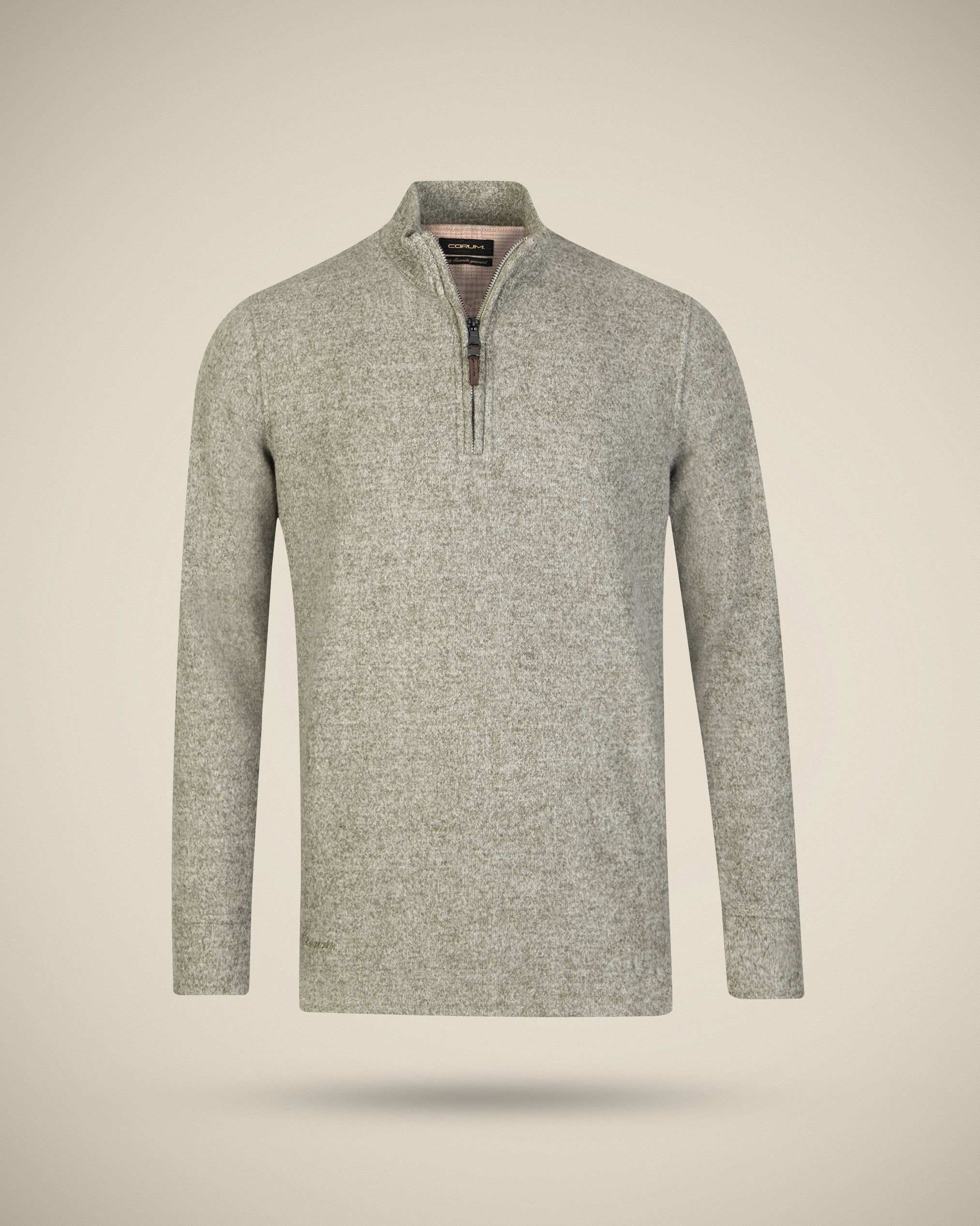 پولوشرت آستین بلند نیم زیپ 2220904 کروم