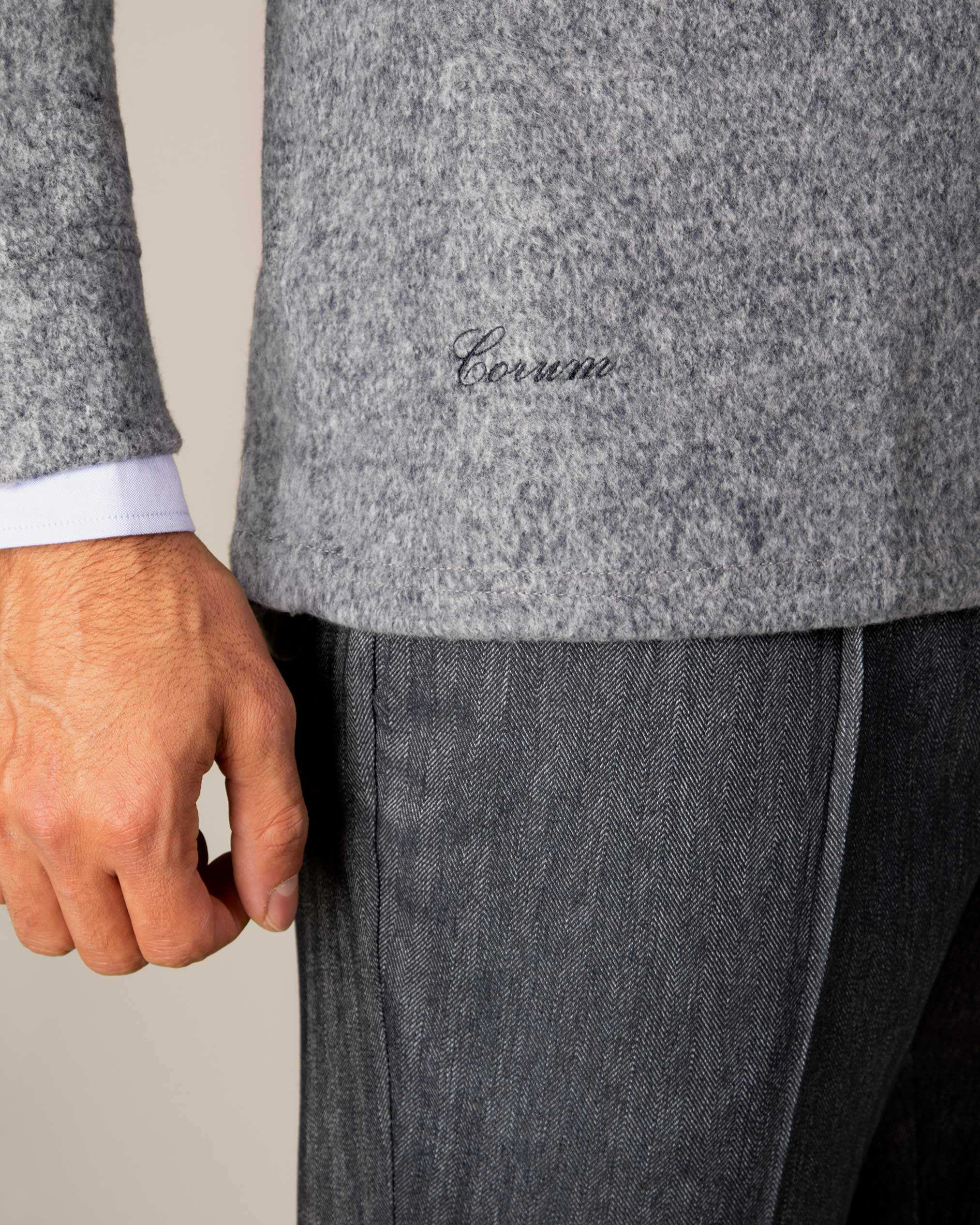 پولوشرت آستین بلند نیم زیپ 2220904 کروم