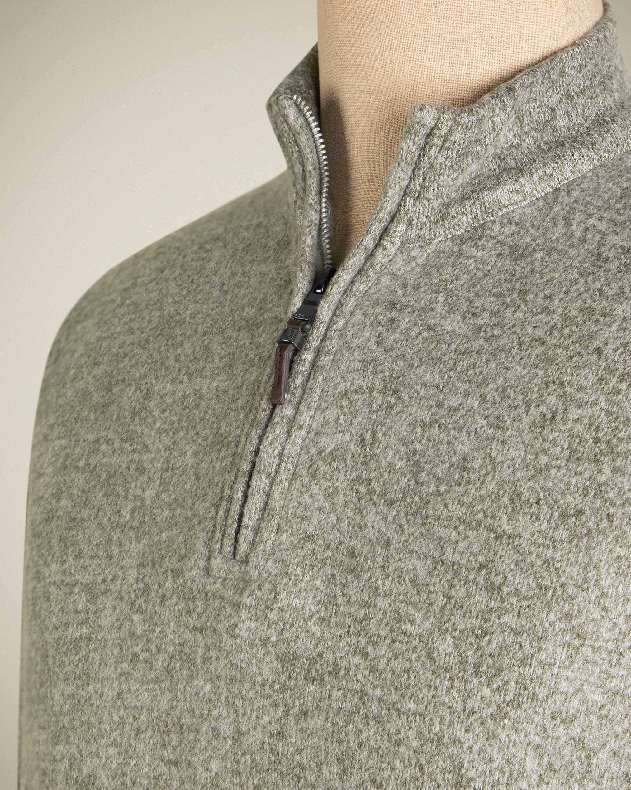 پولوشرت آستین بلند نیم زیپ 2220904 کروم