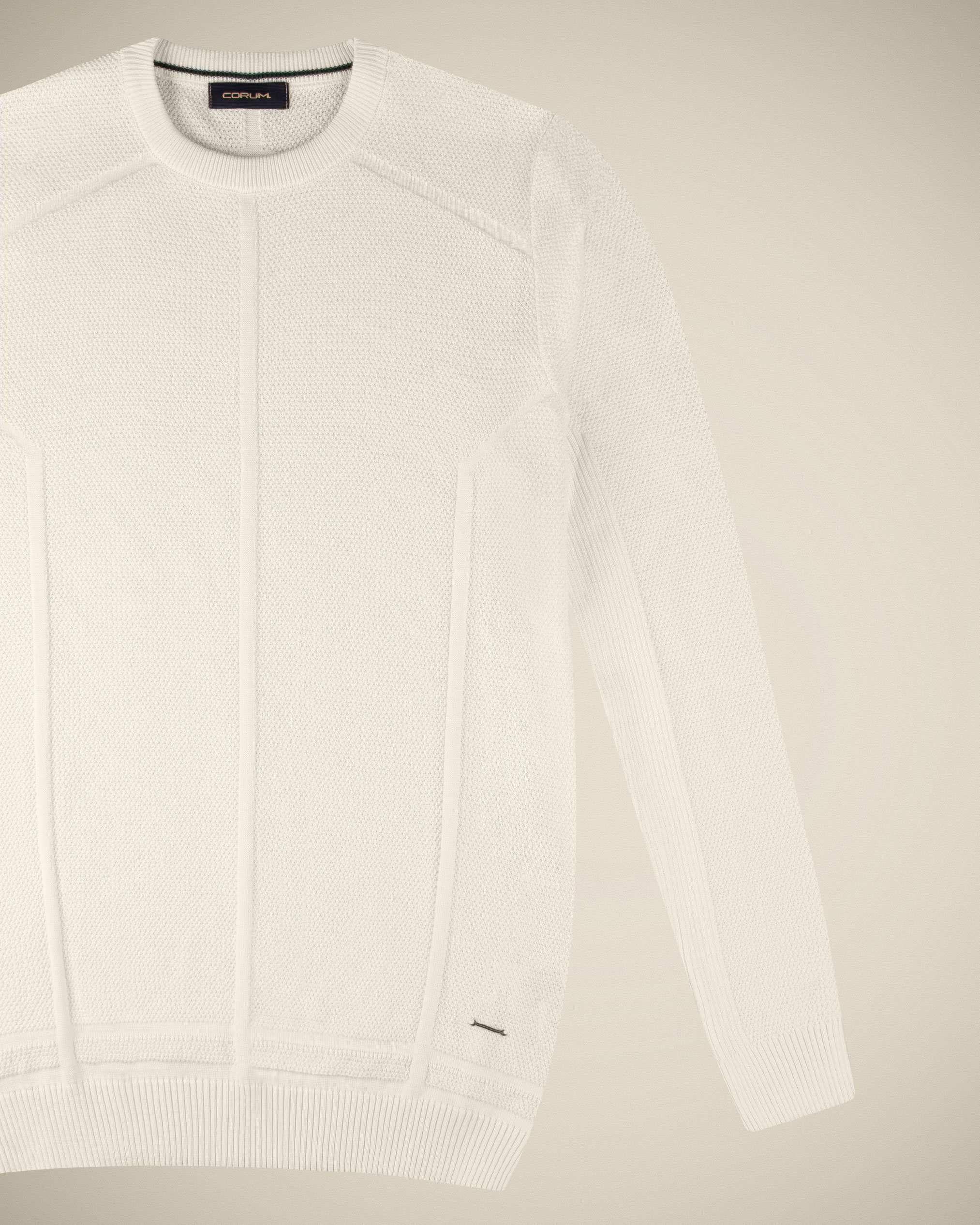 پلیور یقه گرد مردانه 2221001 کروم