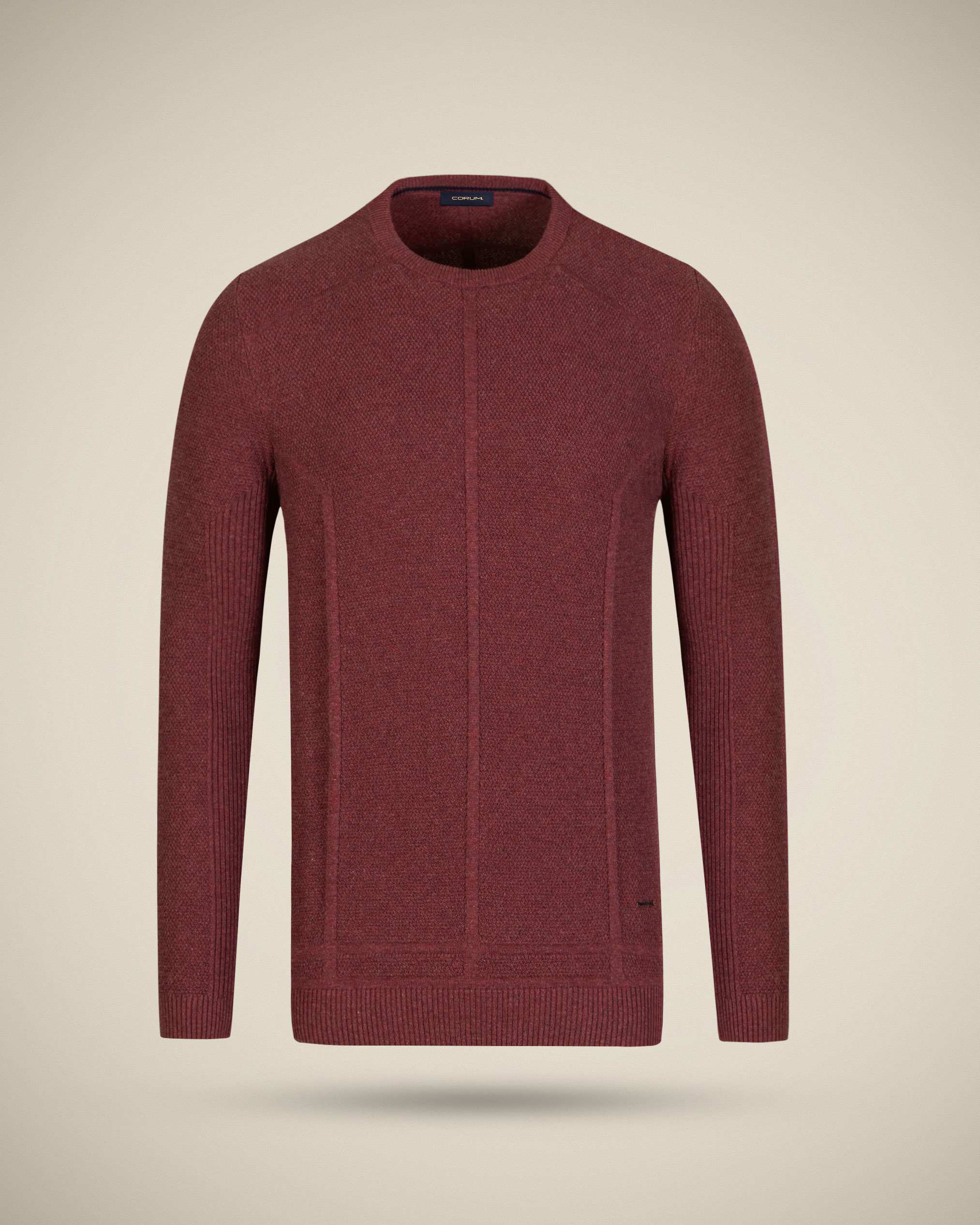 پلیور یقه گرد مردانه 2221001 کروم