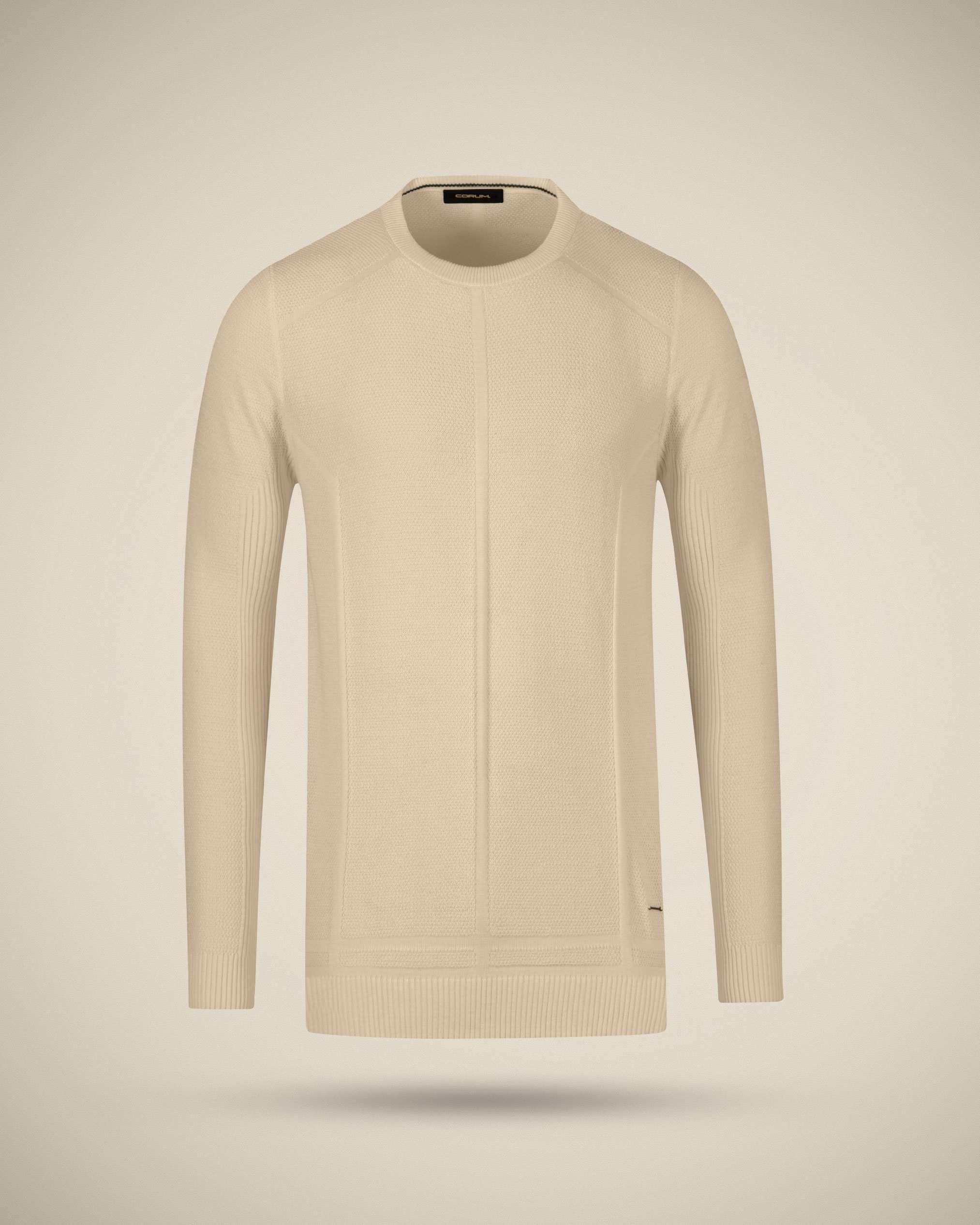 پلیور یقه گرد مردانه 2221001 کروم