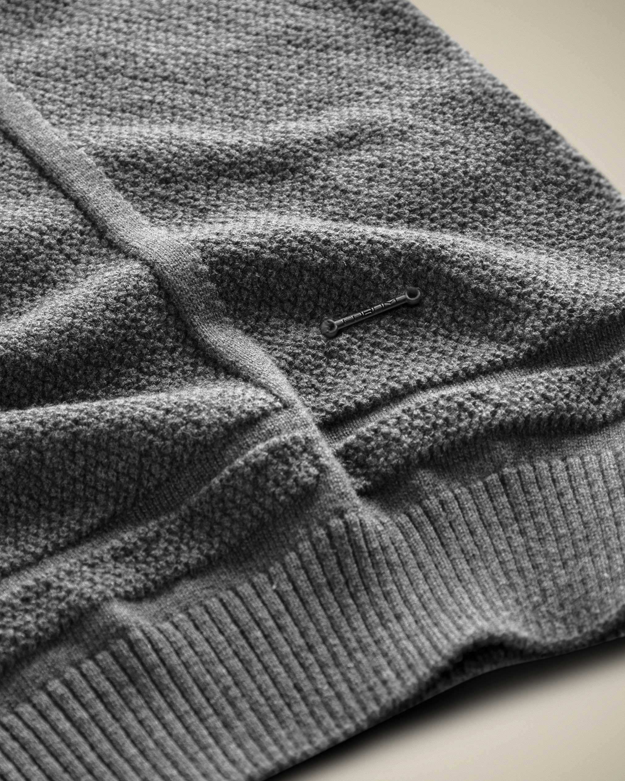 پلیور یقه گرد مردانه 2221001 کروم