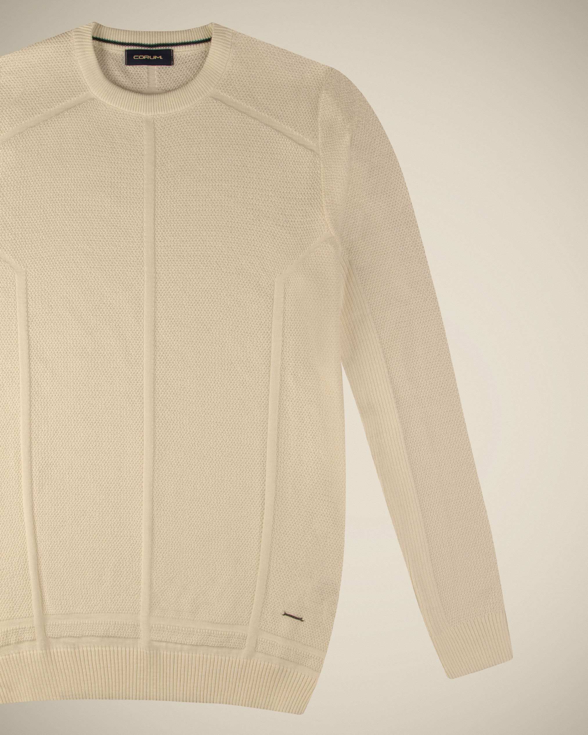 پلیور یقه گرد مردانه 2221001 کروم