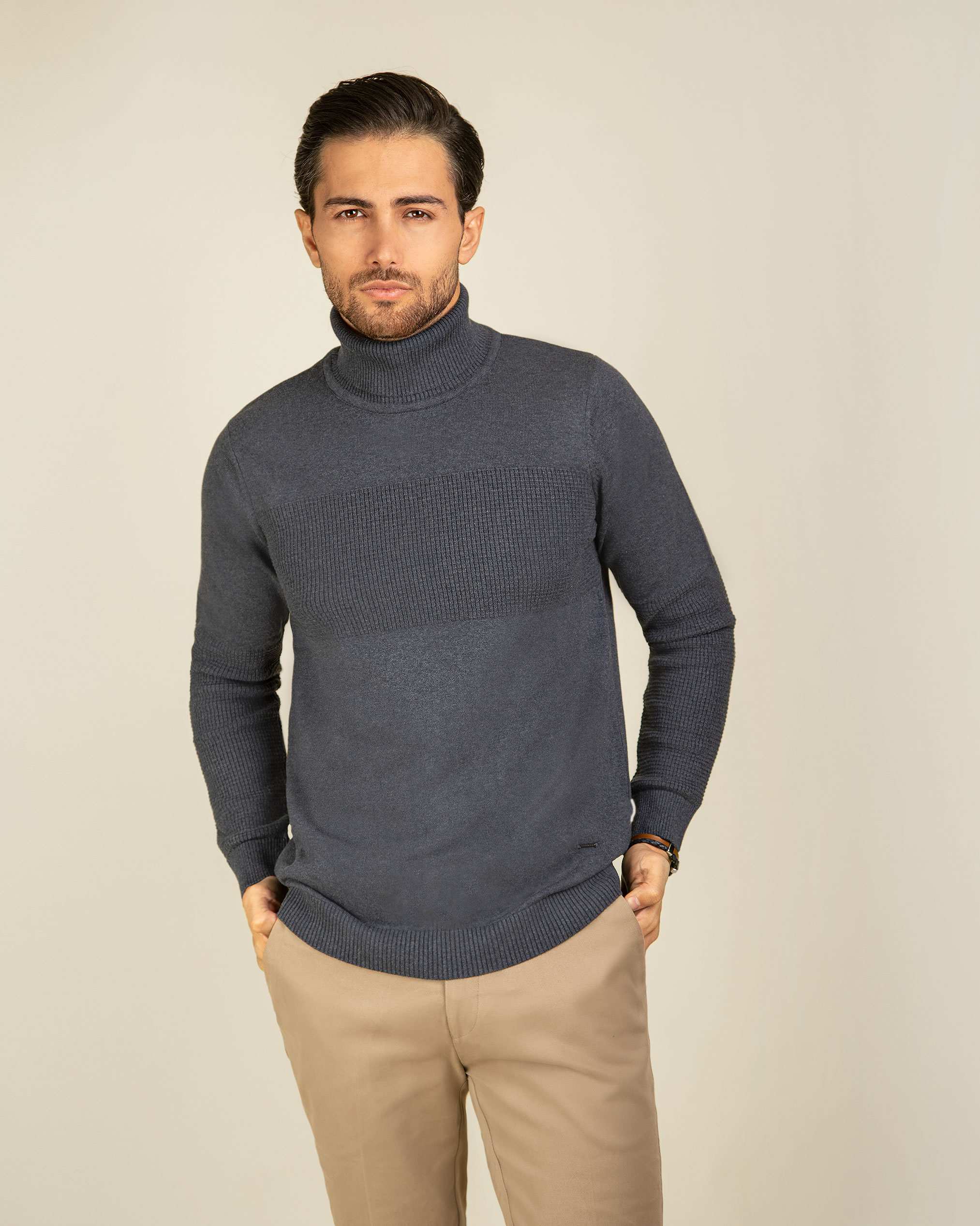 پلیور یقه اسکی 2221002 کروم