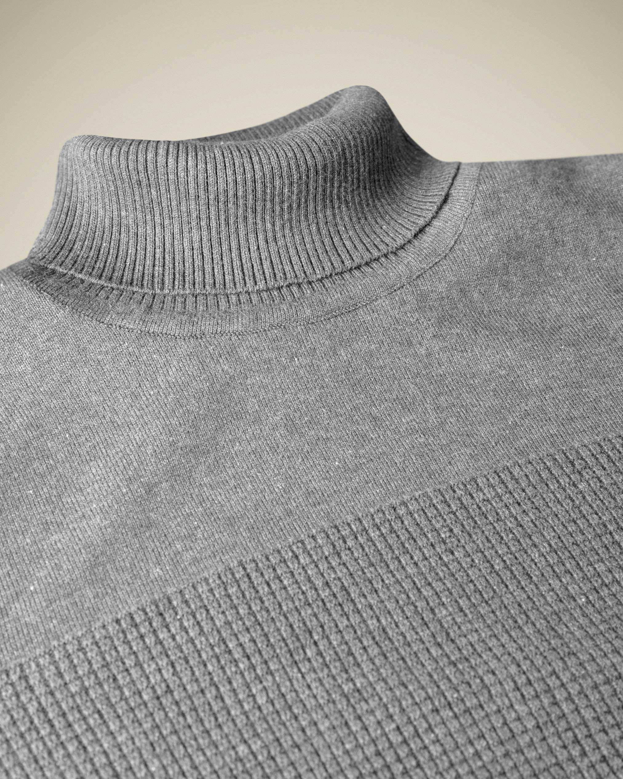 پلیور یقه اسکی 2221002 کروم