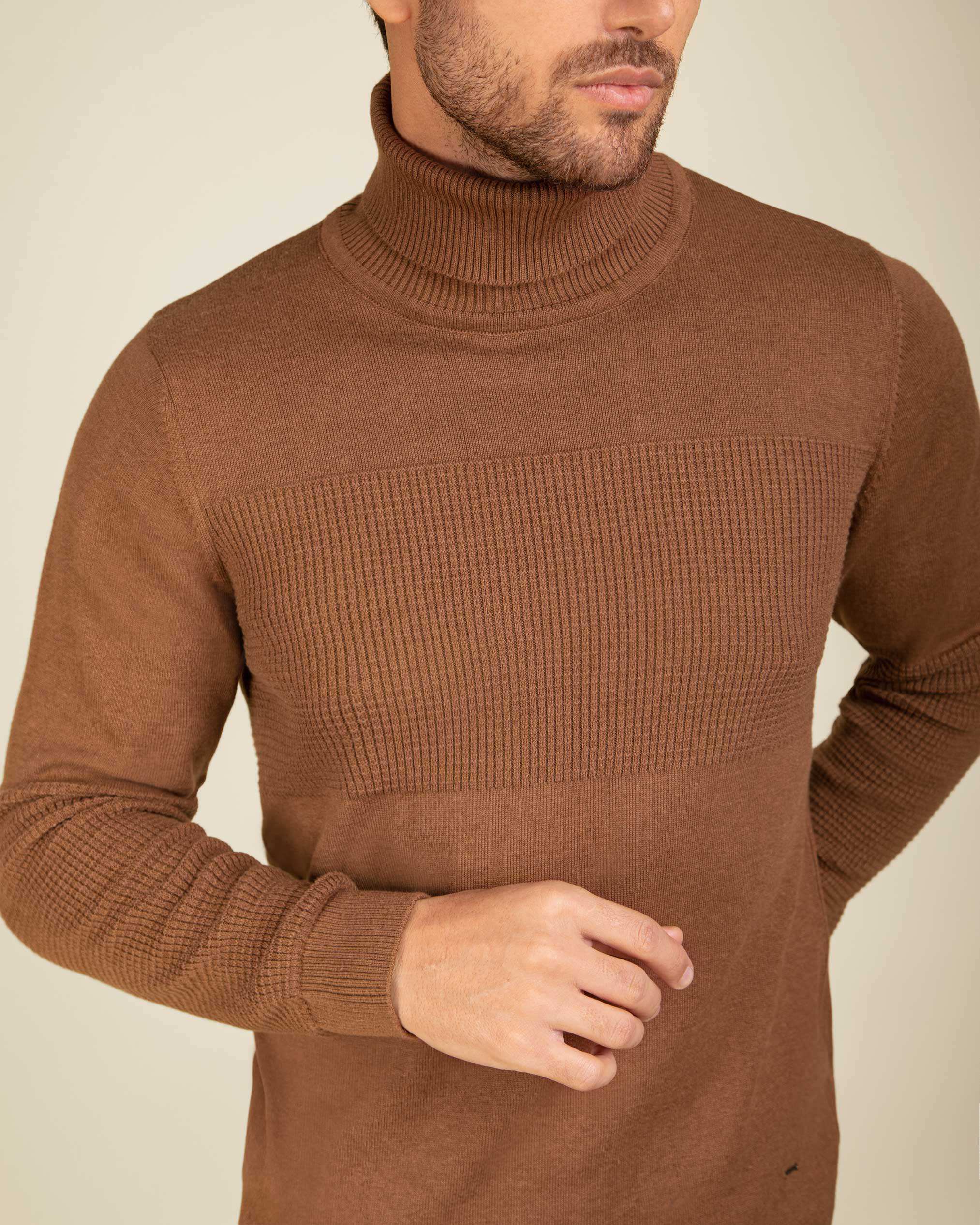 پلیور یقه اسکی 2221002 کروم