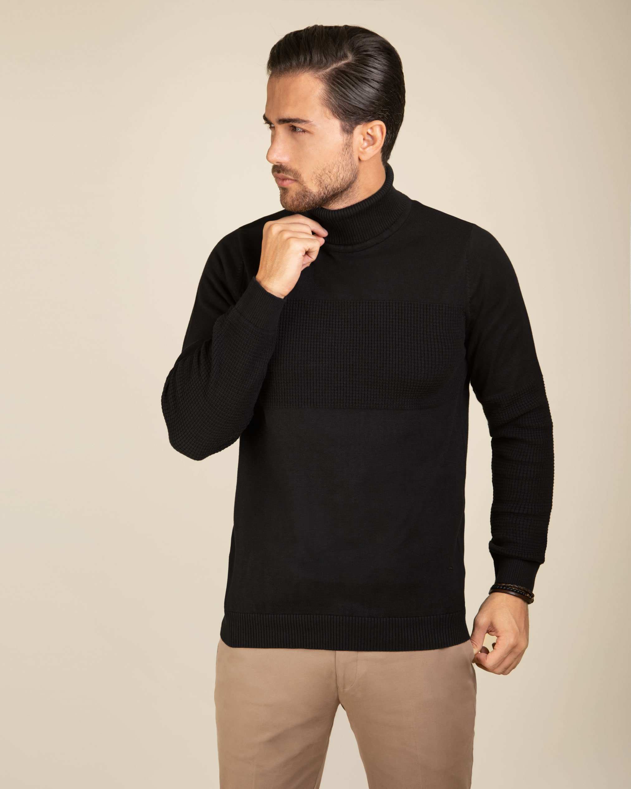 پلیور یقه اسکی 2221002 کروم