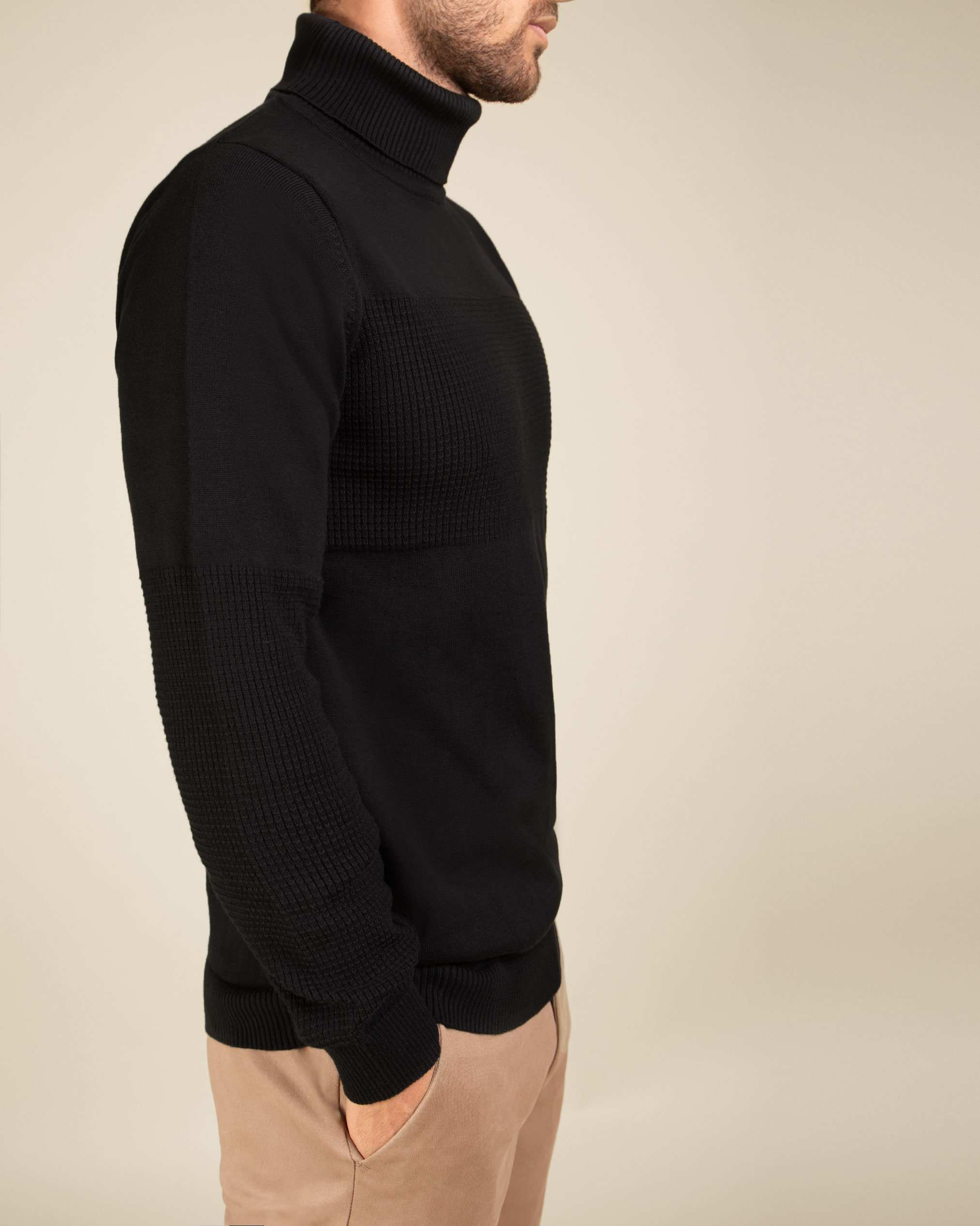 پلیور یقه اسکی 2221002 کروم