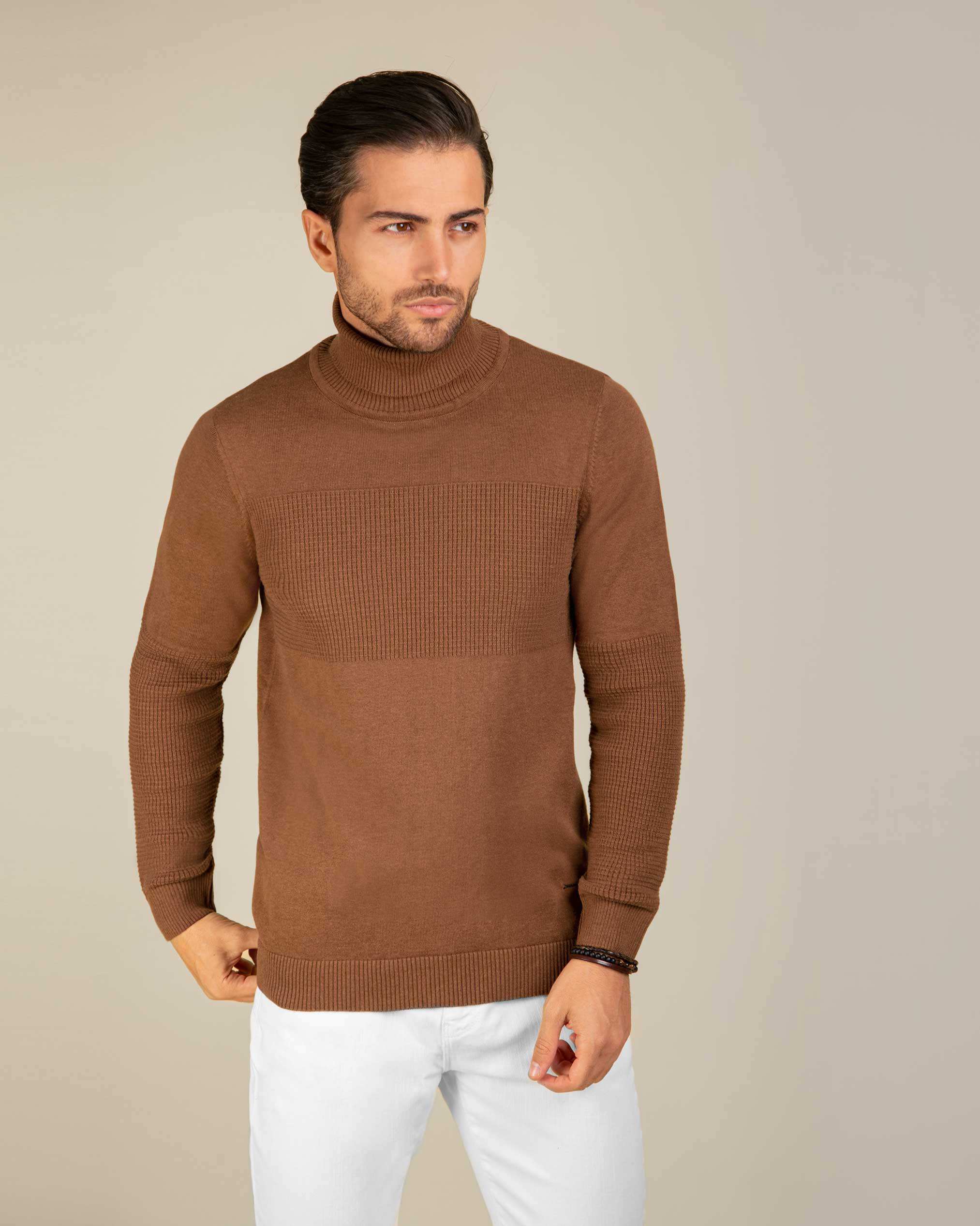 پلیور یقه اسکی 2221002 کروم