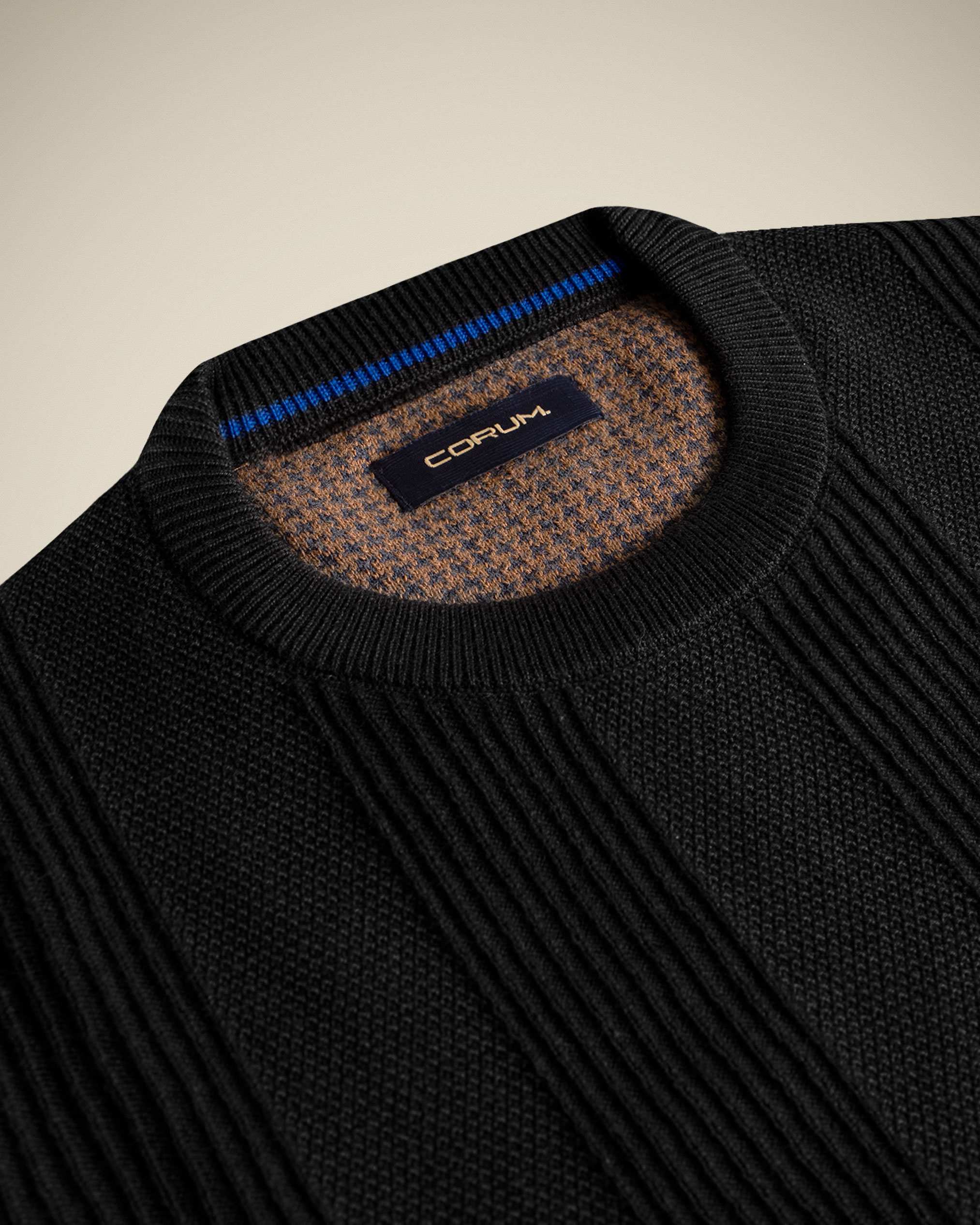 پلیور یقه گرد مردانه 2221004 کروم