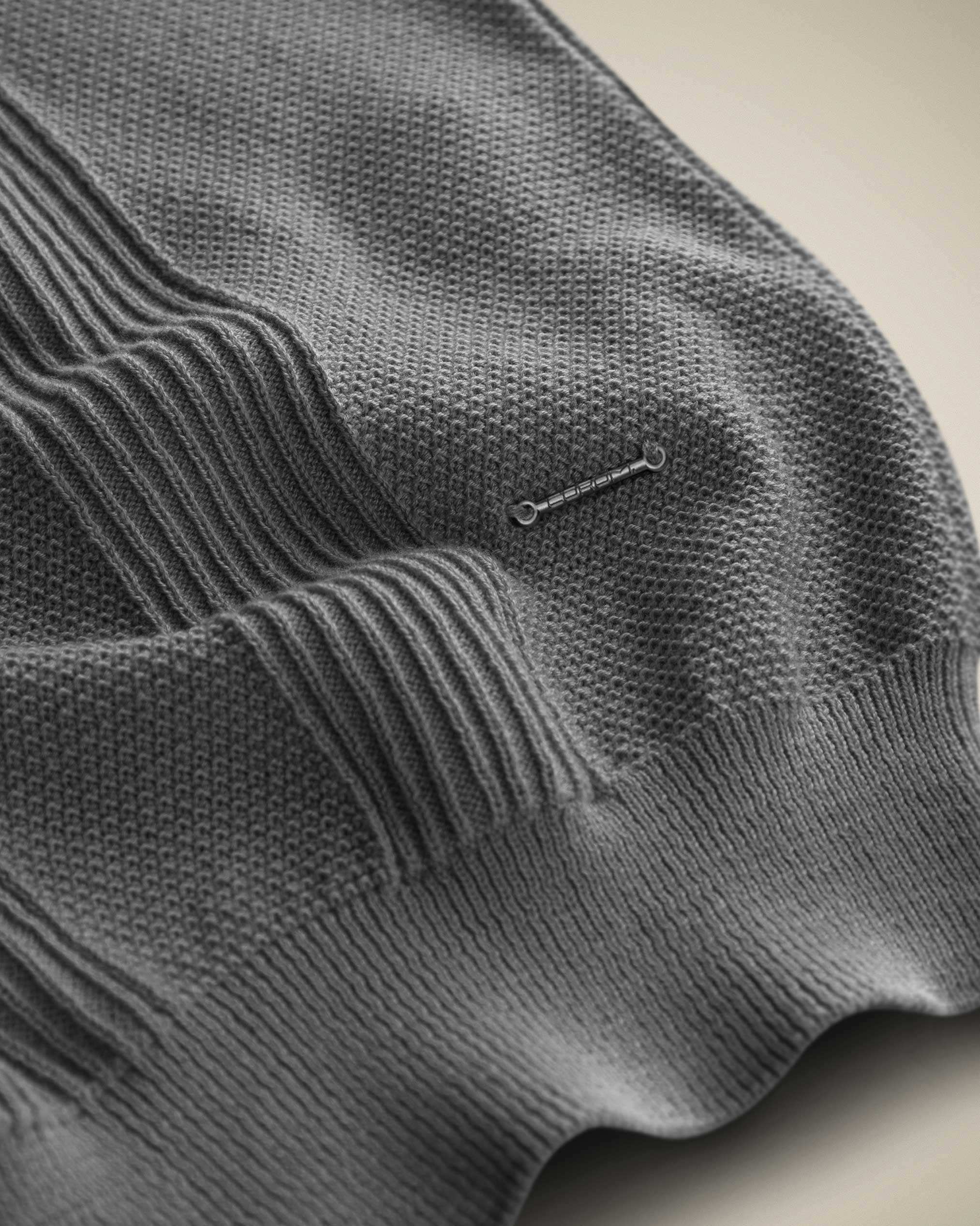 پلیور یقه گرد مردانه 2221004 کروم