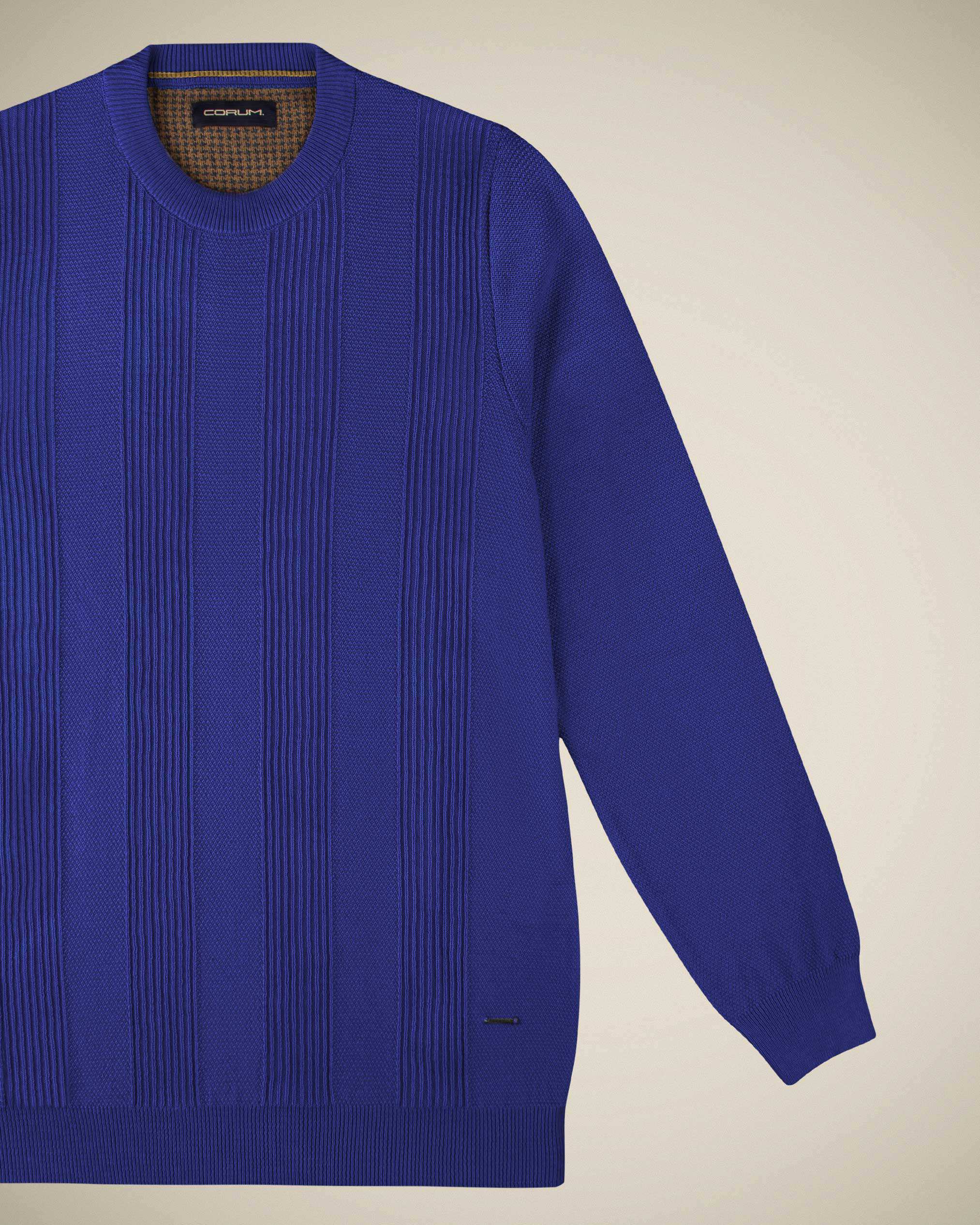 پلیور یقه گرد مردانه 2221004 کروم