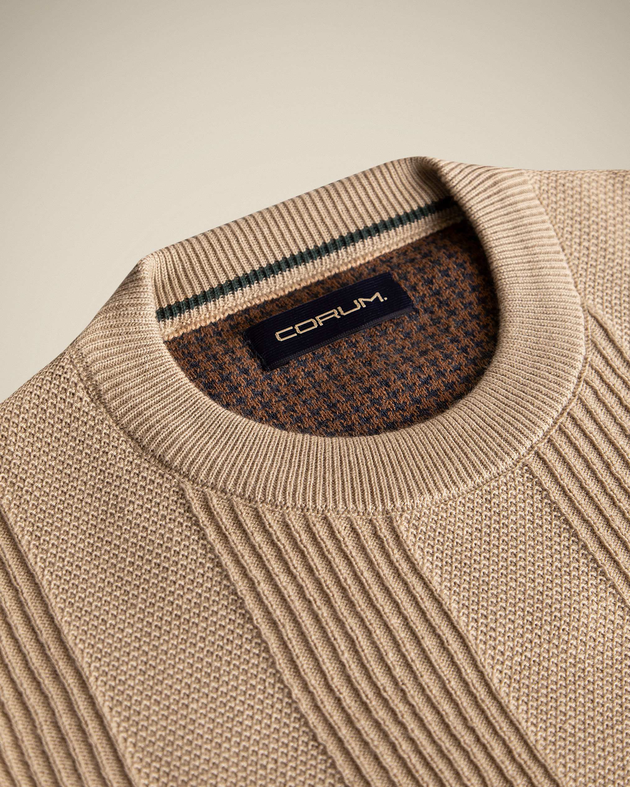 پلیور یقه گرد مردانه 2221004 کروم