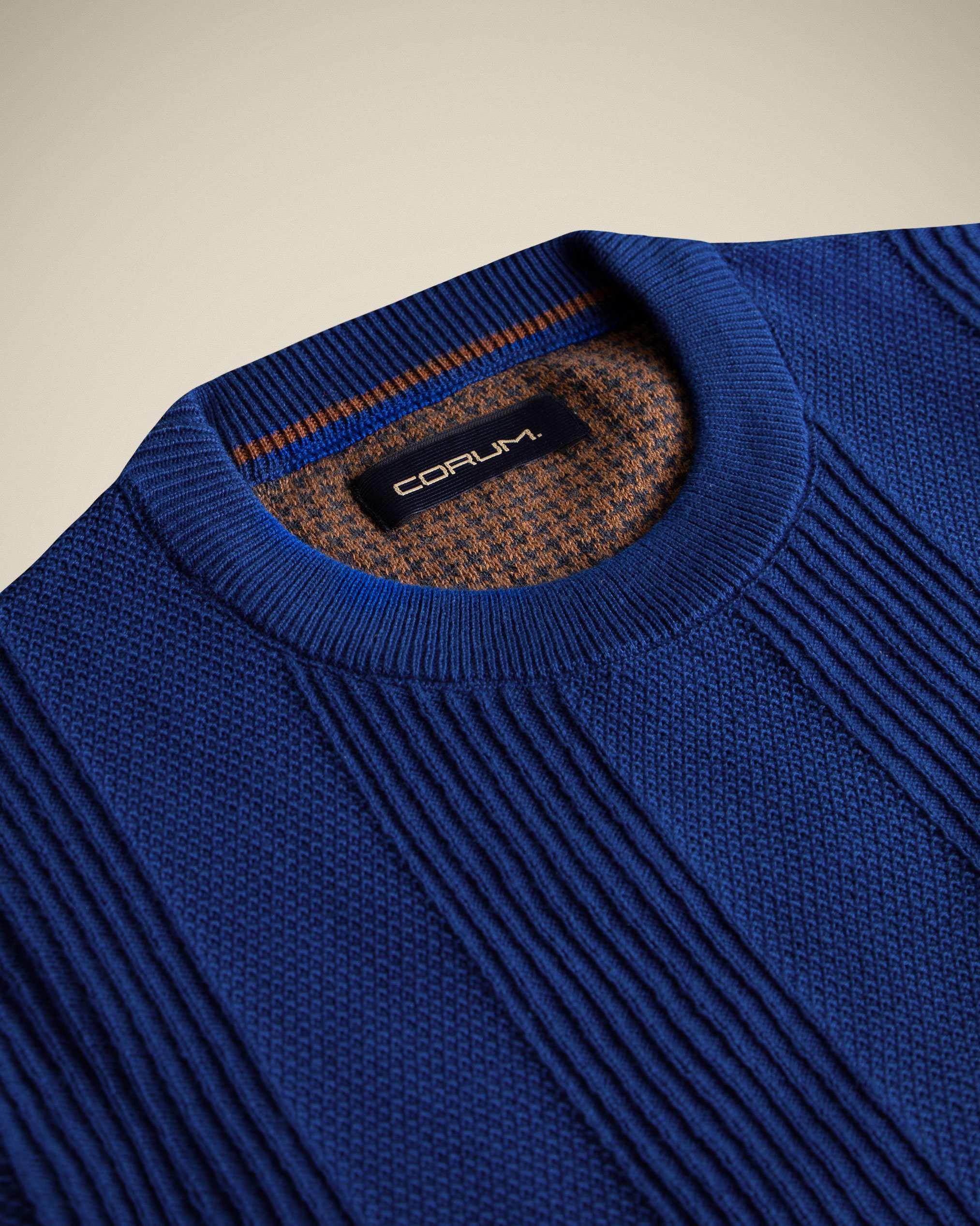 پلیور یقه گرد مردانه 2221004 کروم