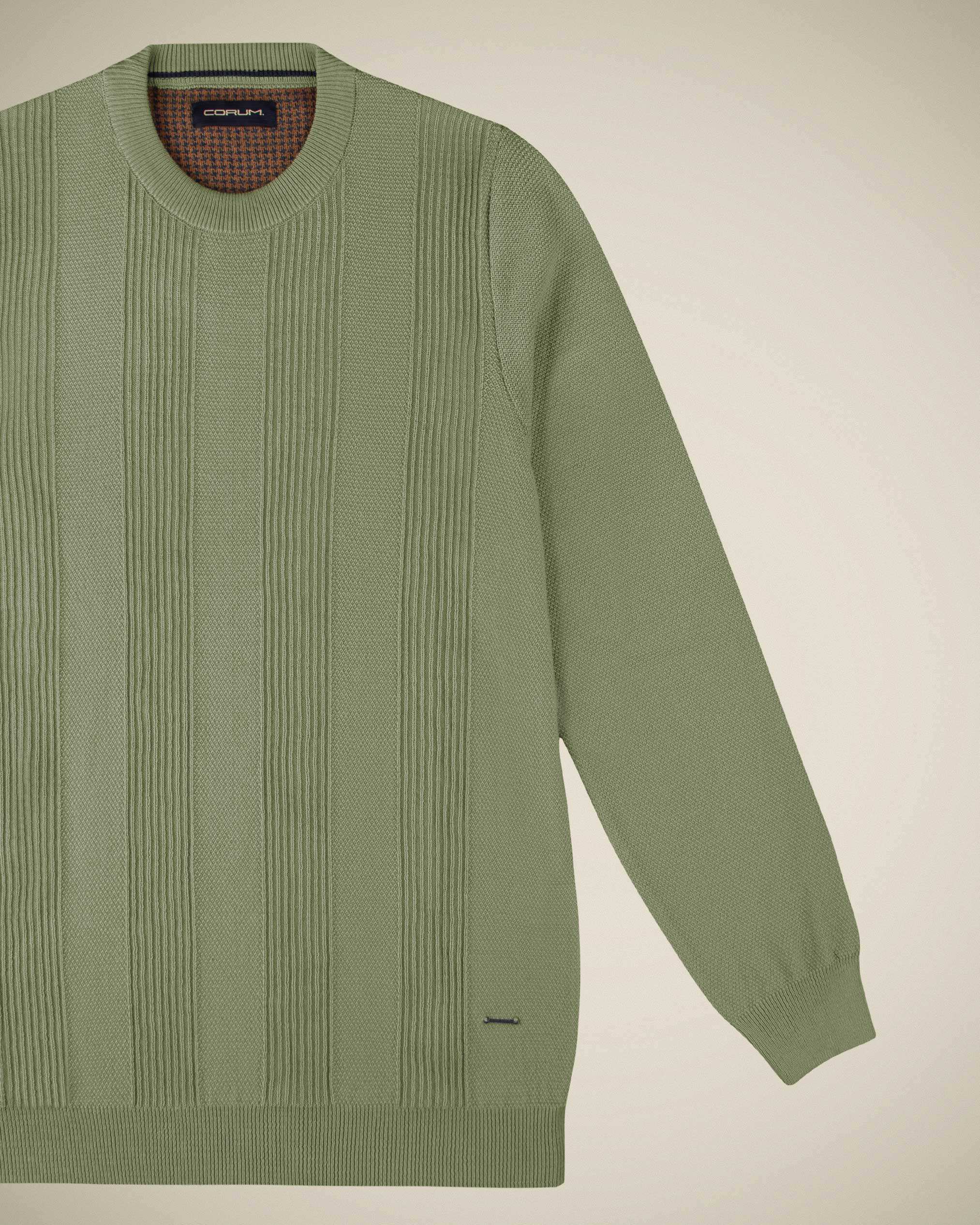 پلیور یقه گرد مردانه 2221004 کروم