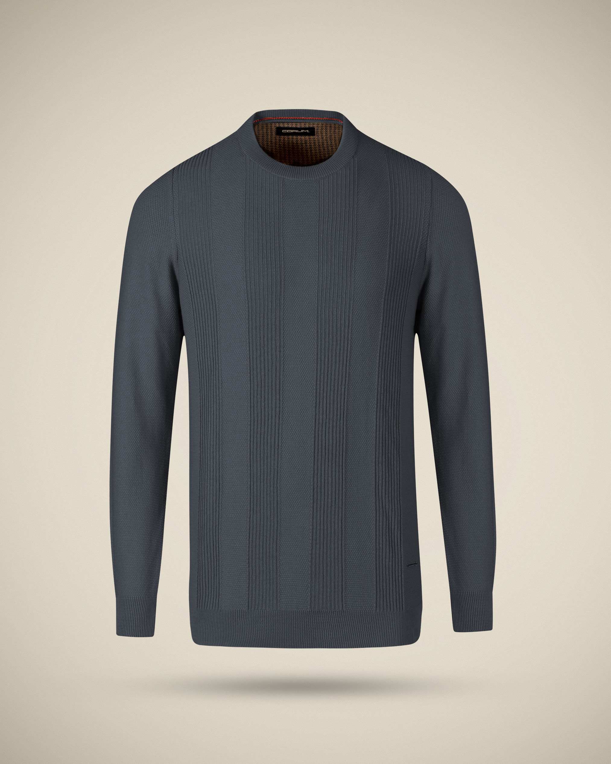 پلیور یقه گرد مردانه 2221004 کروم