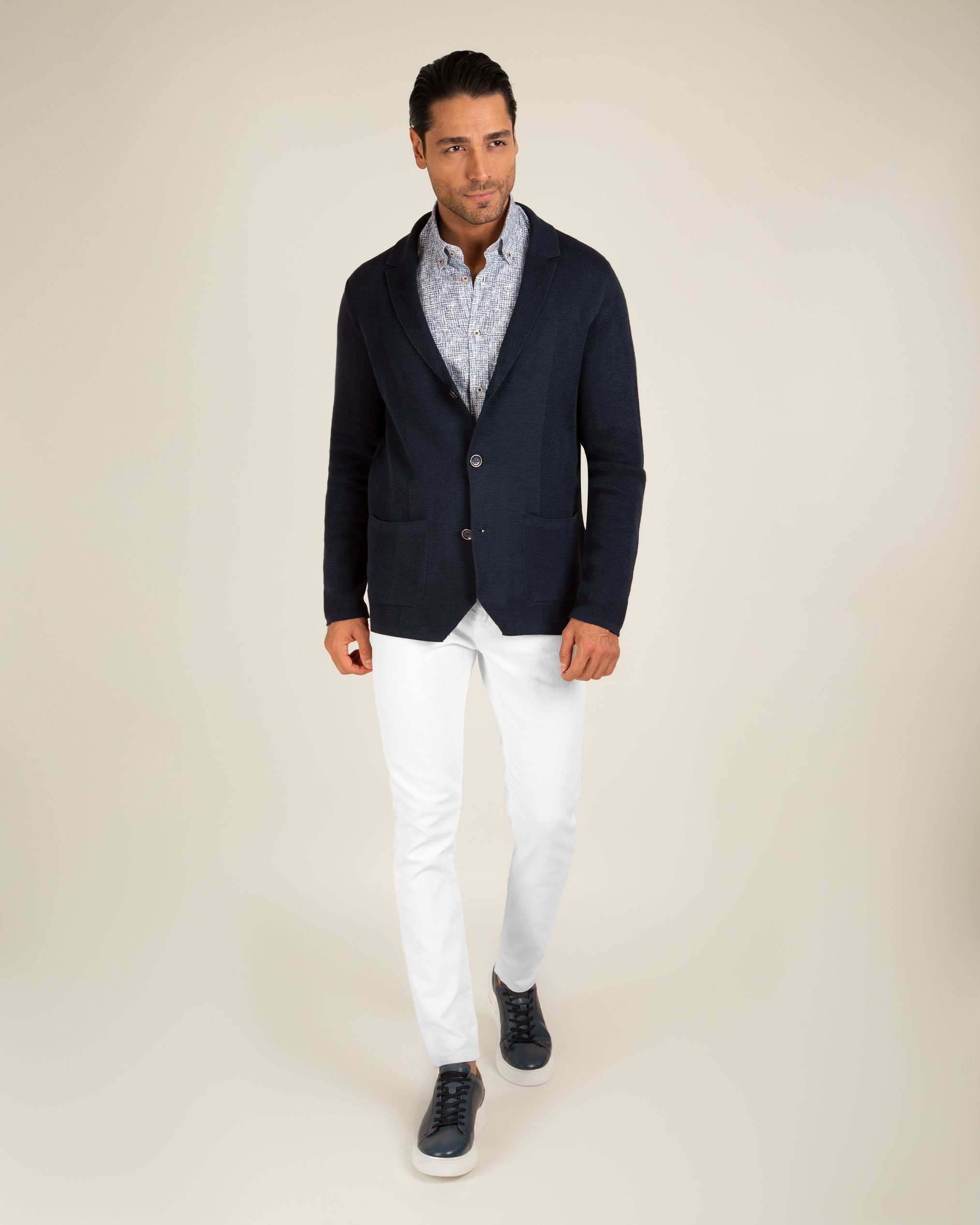 پلیور کتی مردانه 2221005 کروم