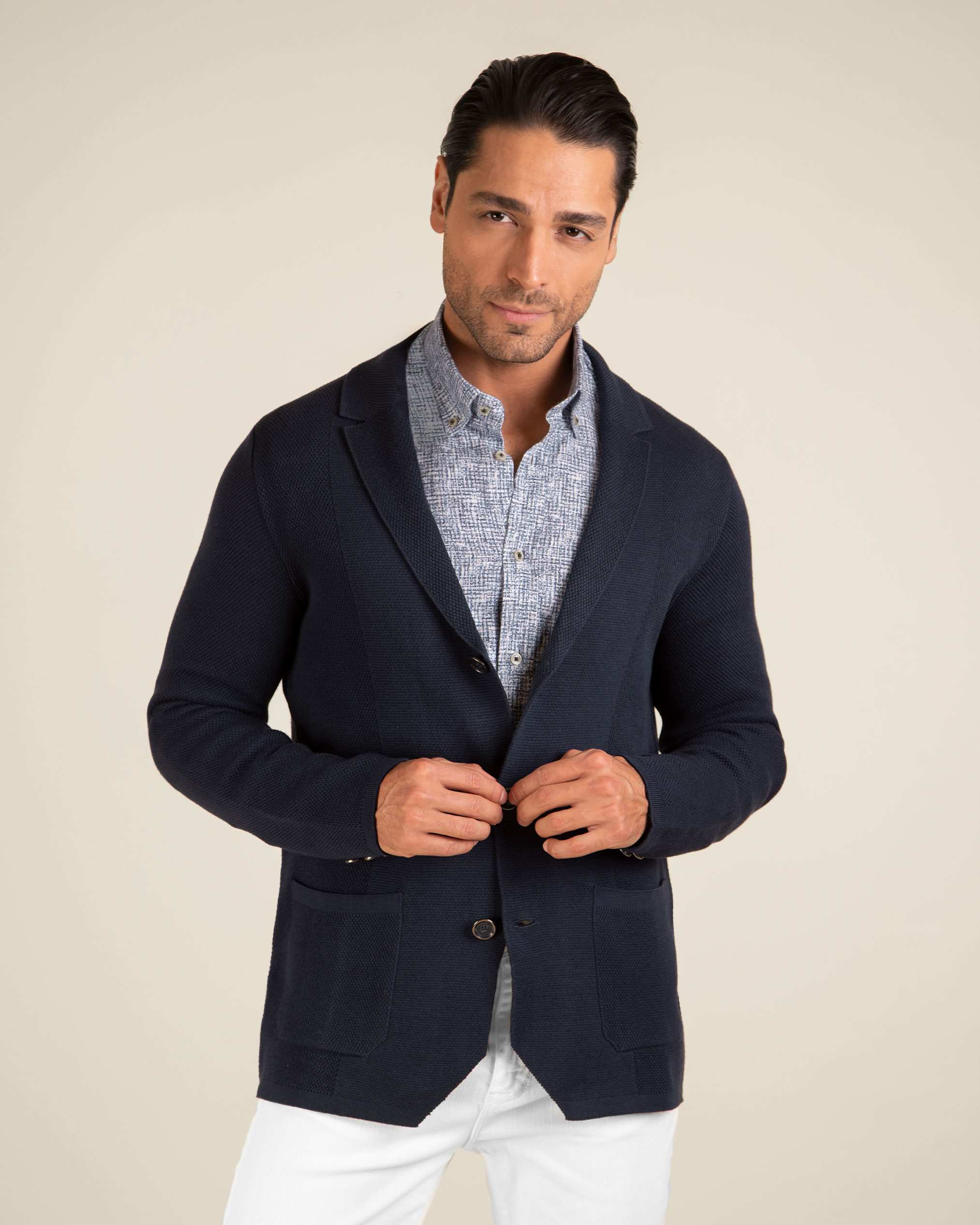 پلیور کتی مردانه 2221005 کروم