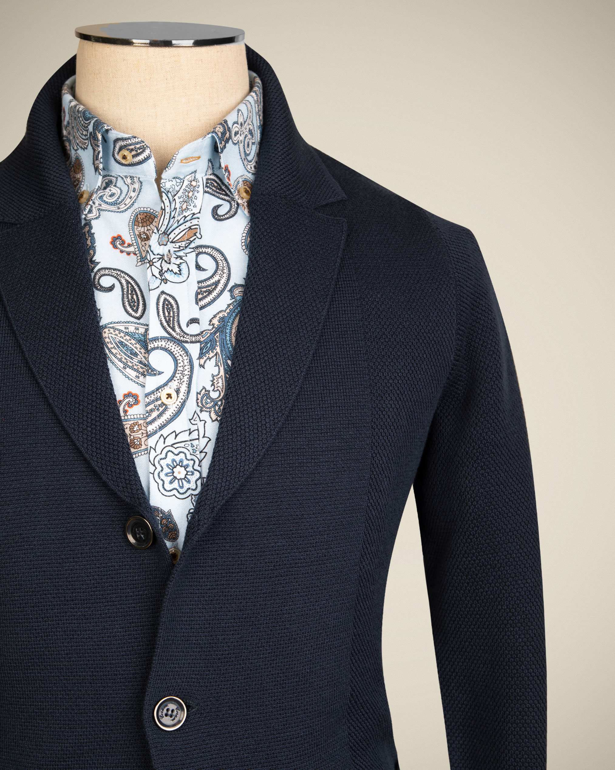 پلیور کتی مردانه 2221005 کروم