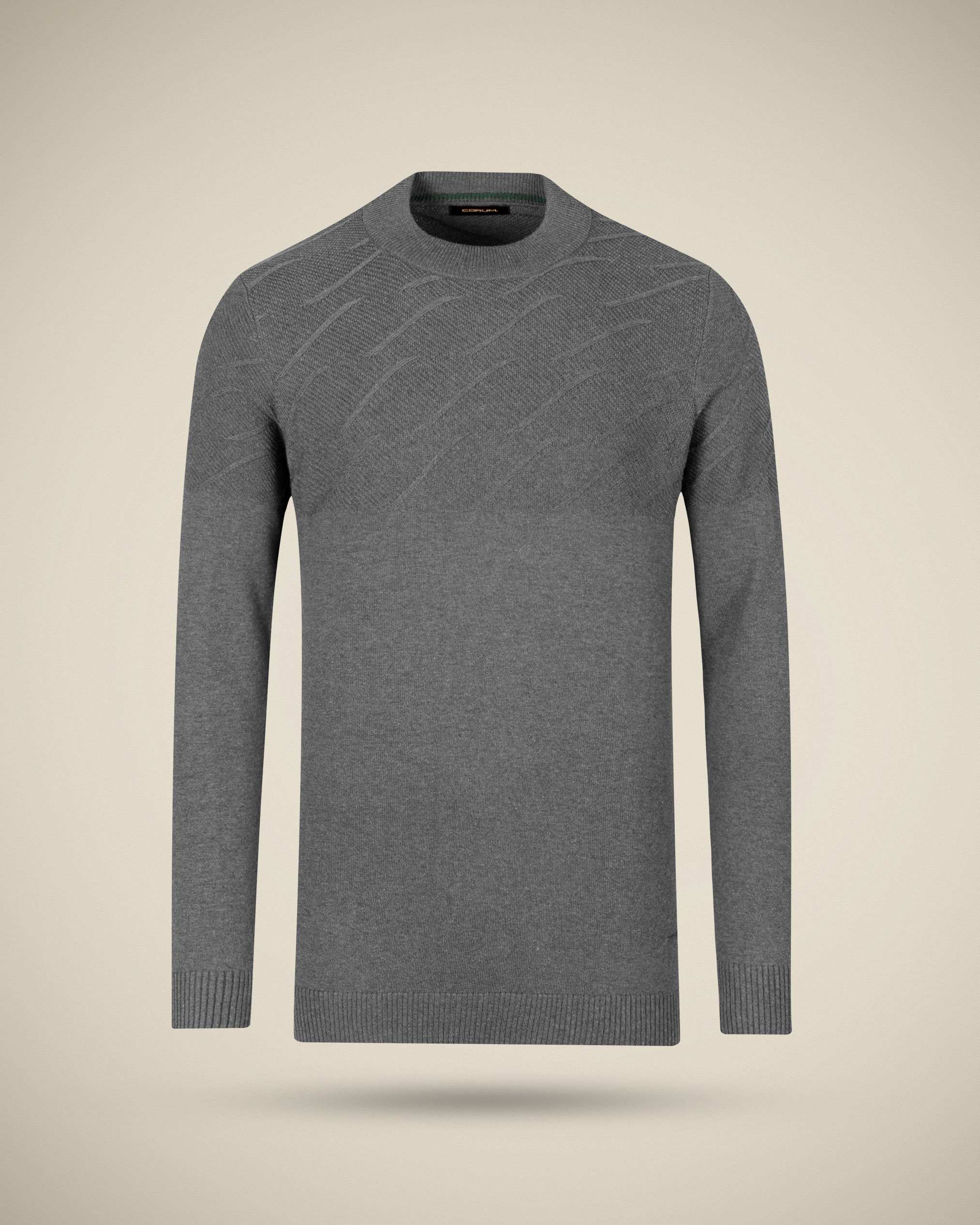 پلیور یقه 5 سانت مردانه 2221006 کروم