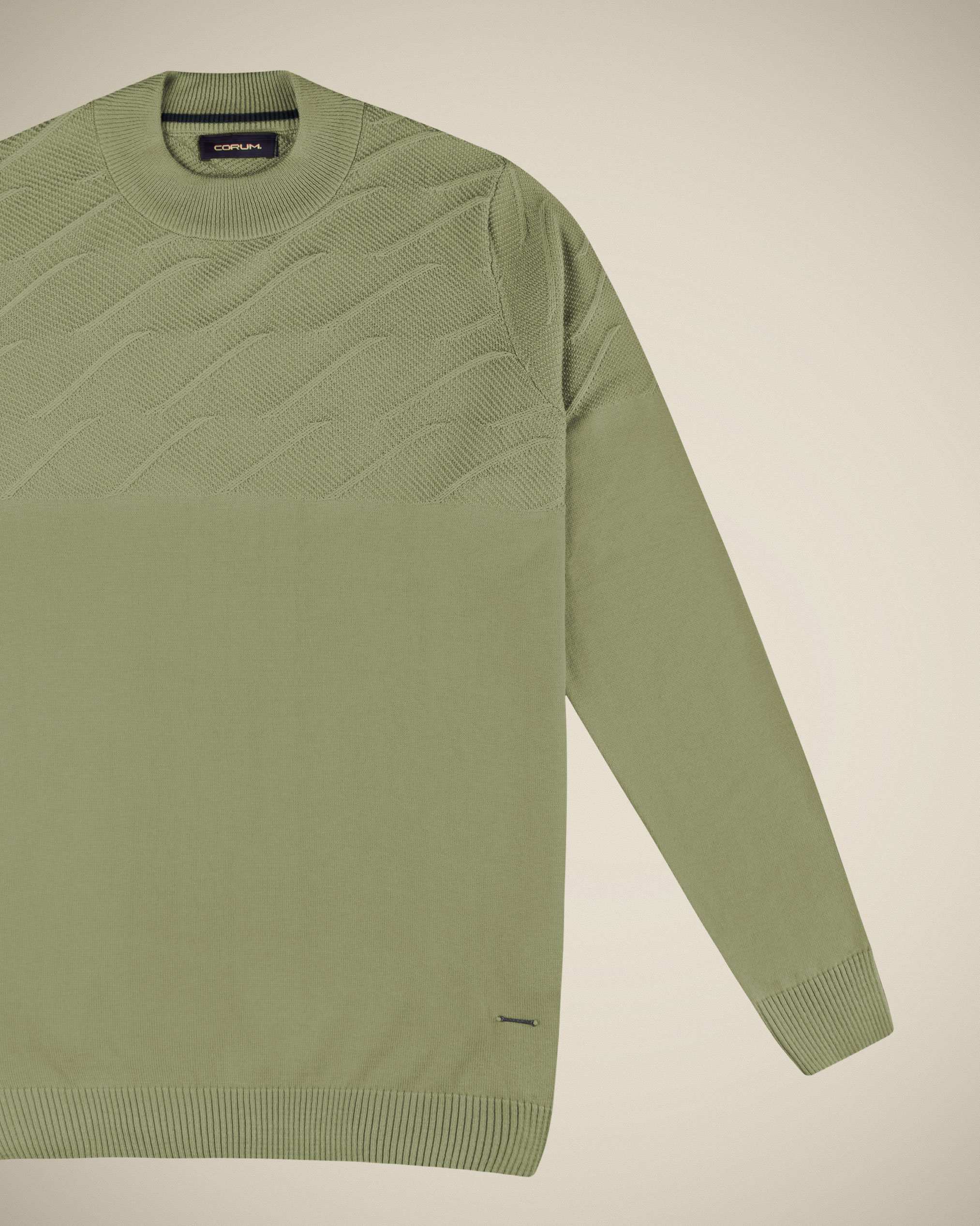 پلیور یقه 5 سانت مردانه 2221006 کروم