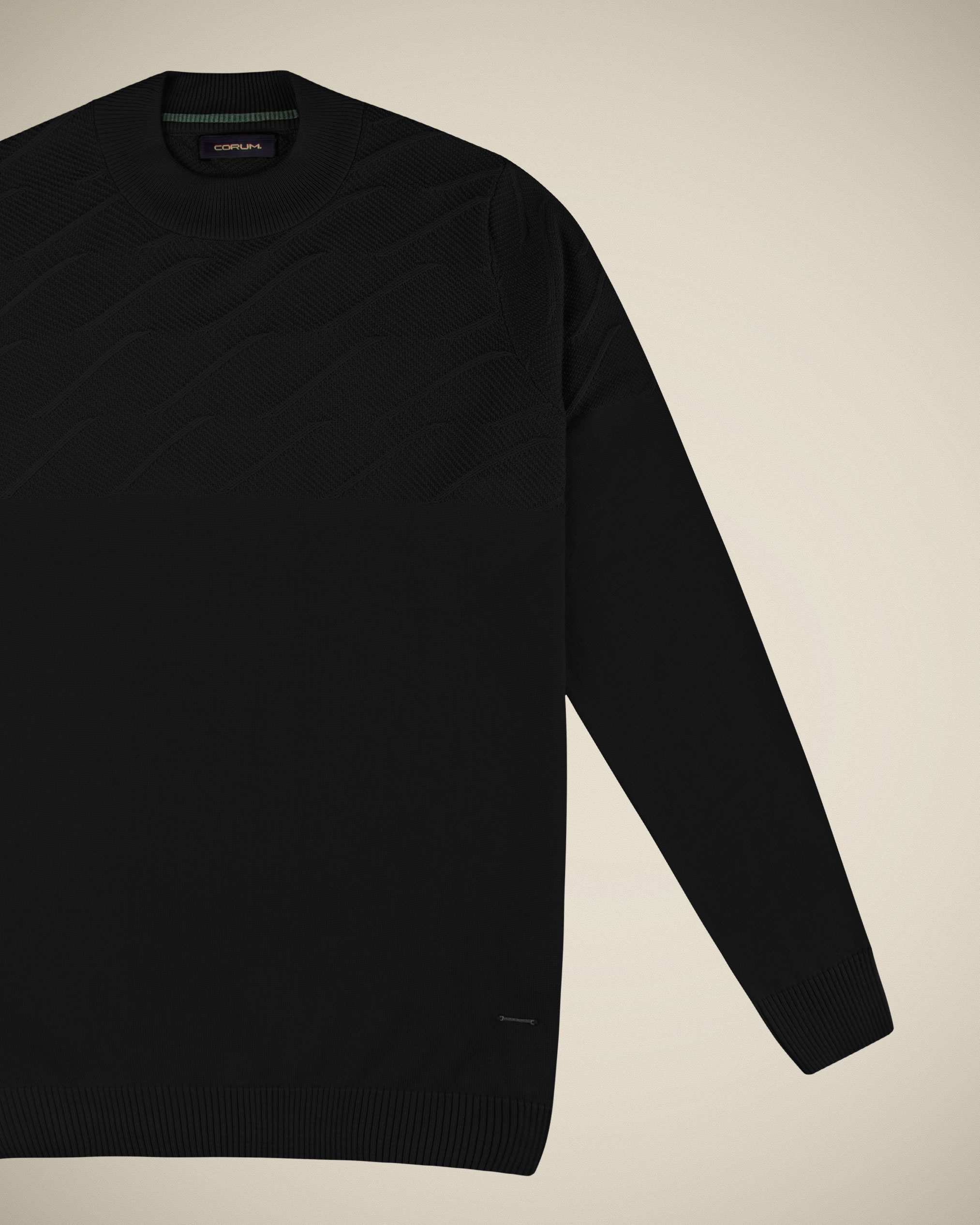 پلیور یقه 5 سانت مردانه 2221006 کروم