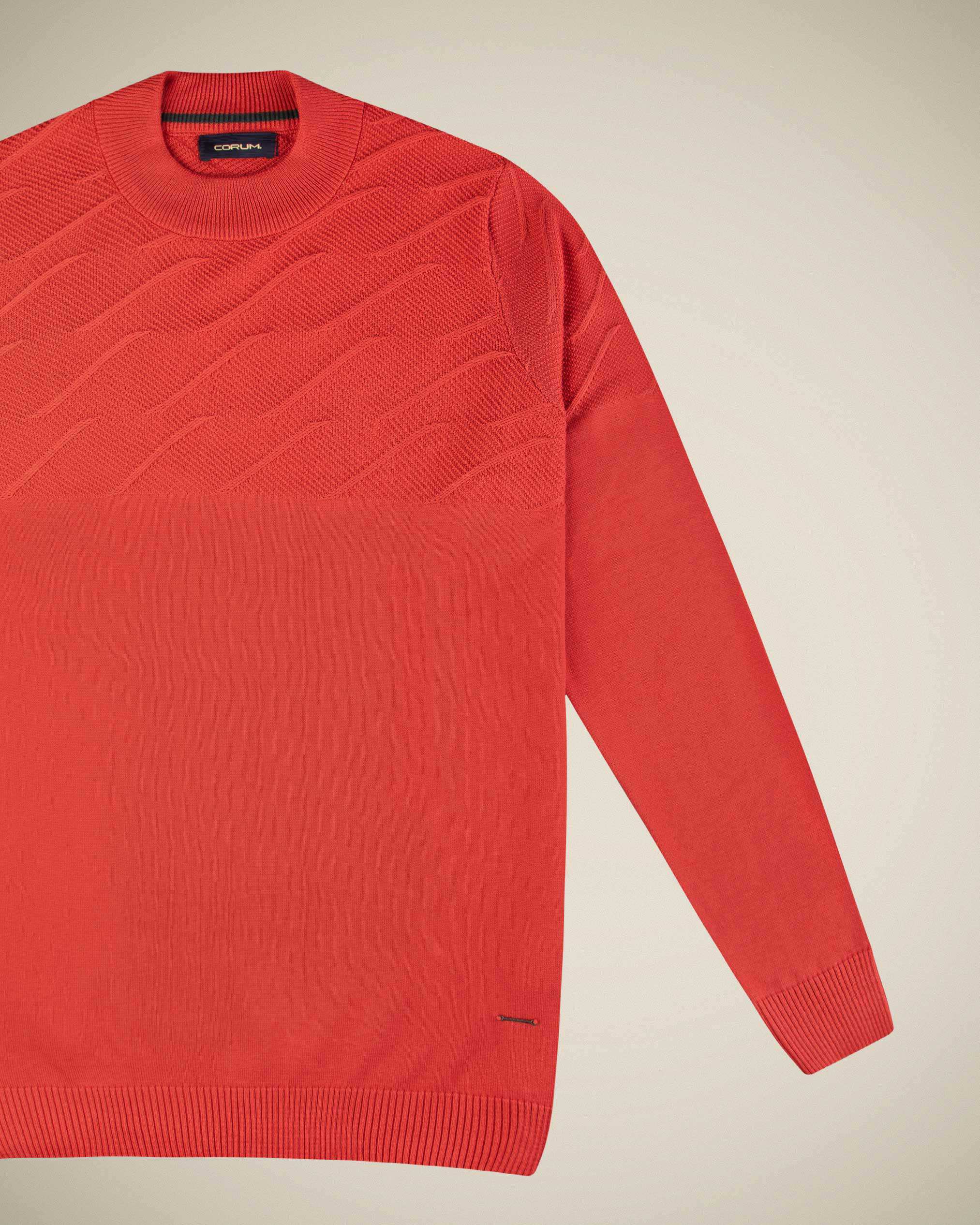 پلیور یقه 5 سانت مردانه 2221006 کروم