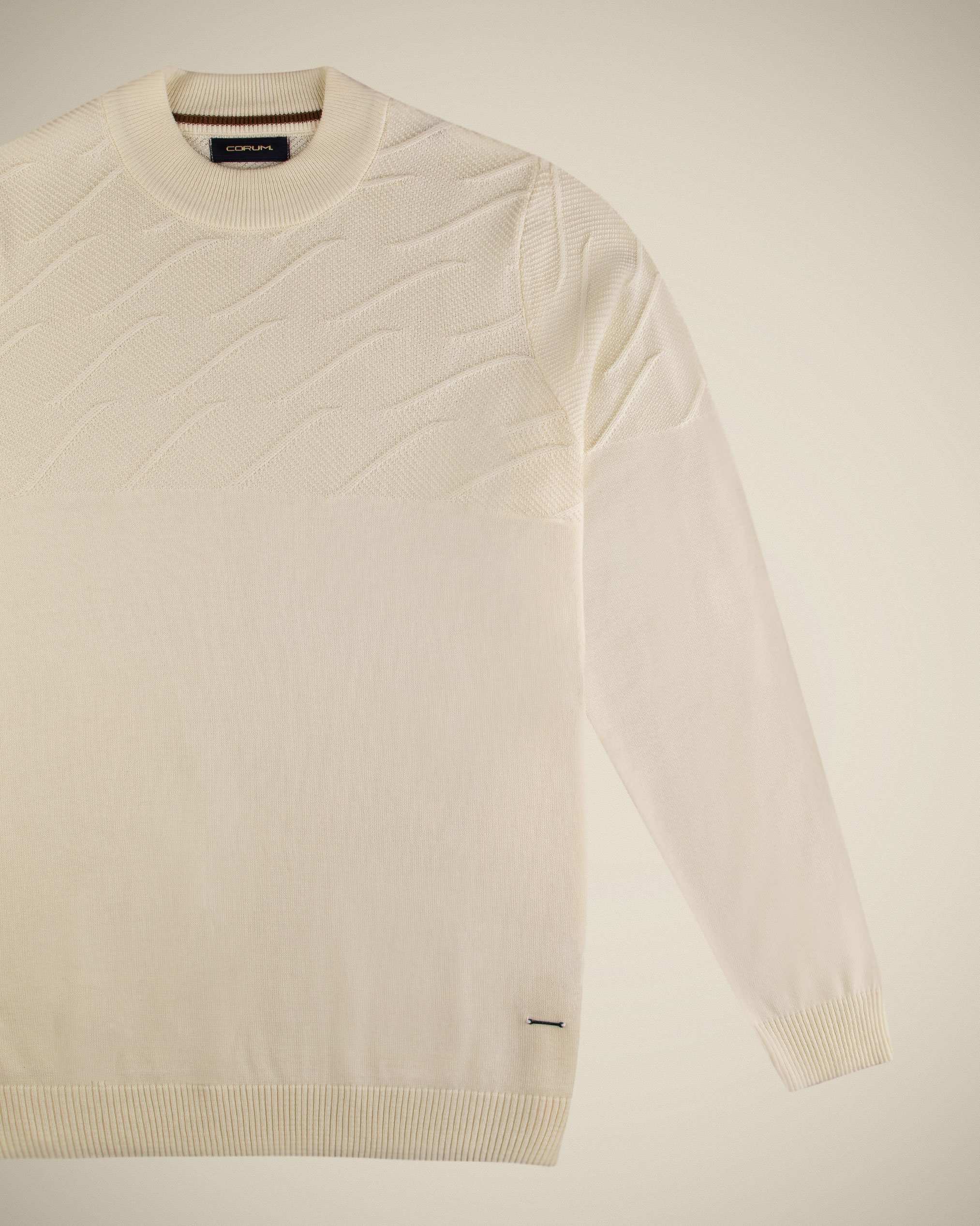 پلیور یقه 5 سانت مردانه 2221006 کروم