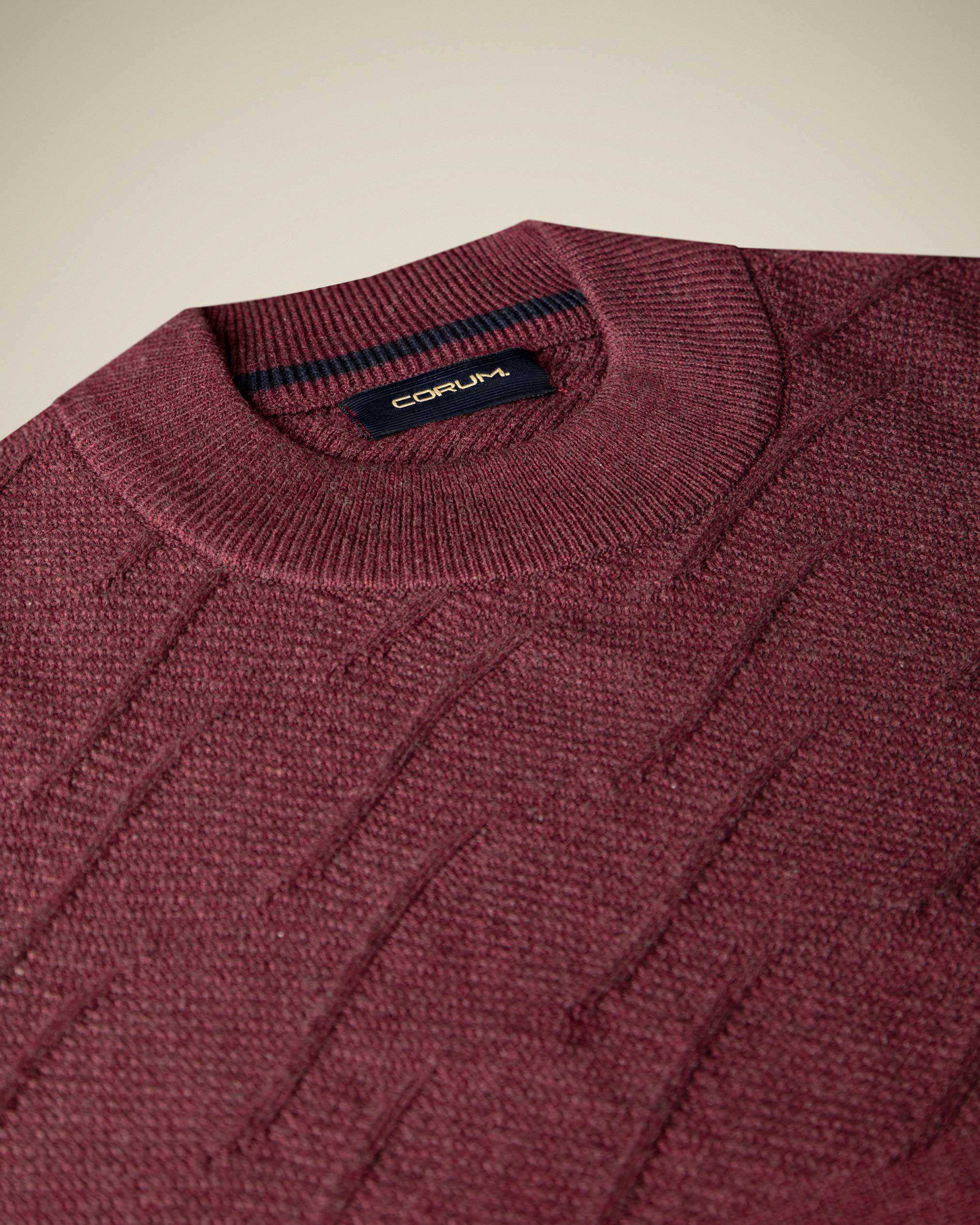 پلیور یقه 5 سانت مردانه 2221006 کروم