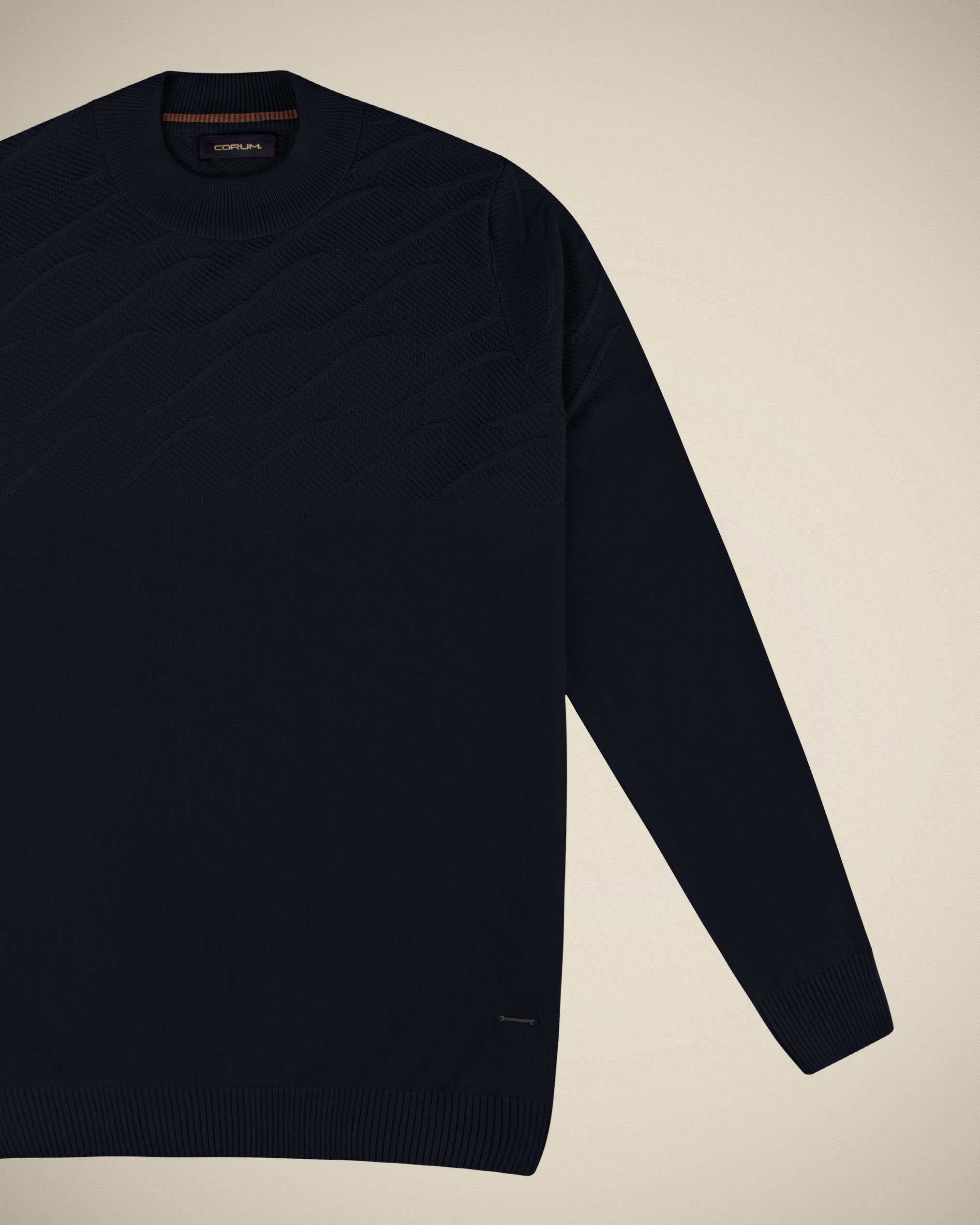 پلیور یقه 5 سانت مردانه 2221006 کروم