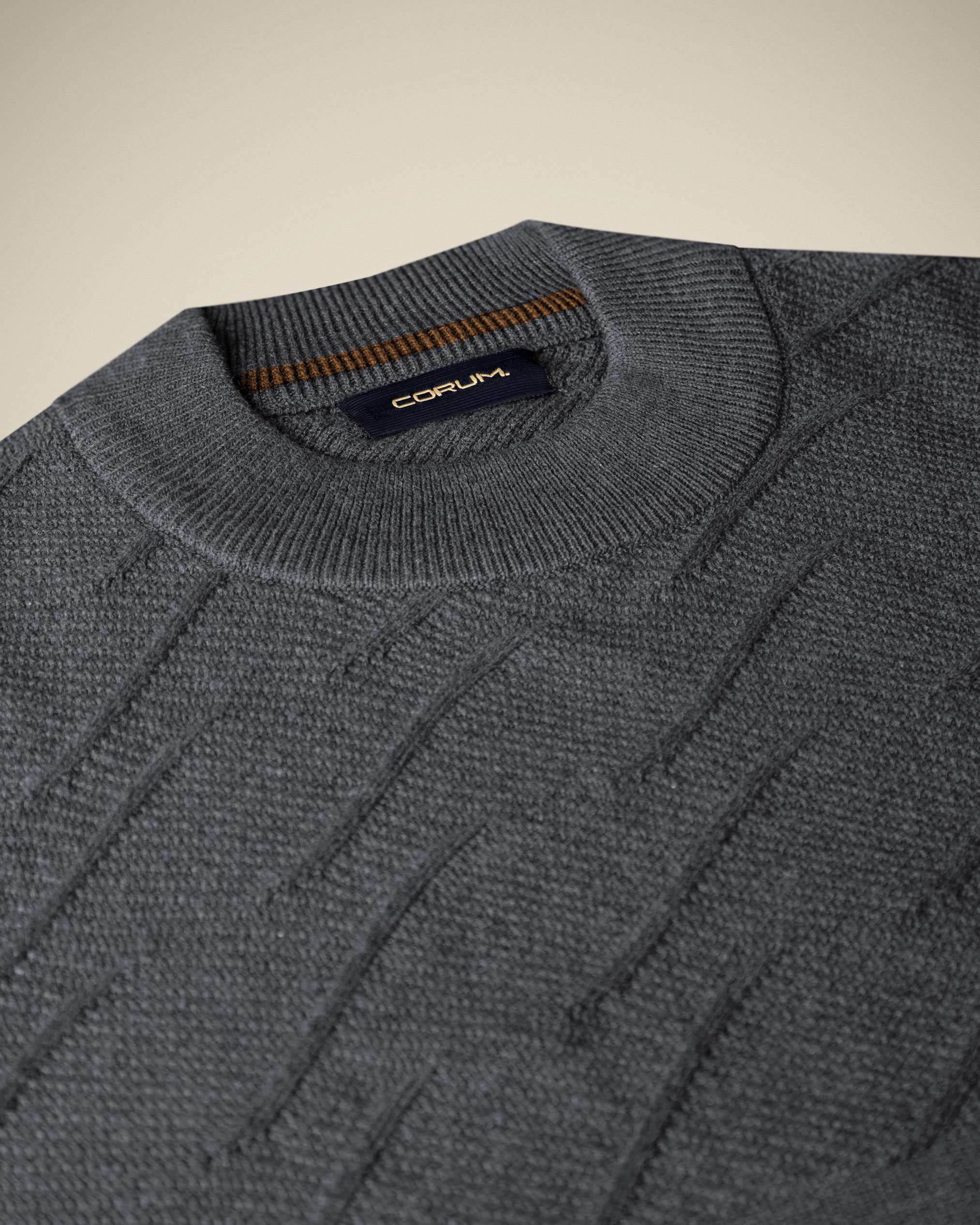 پلیور یقه 5 سانت مردانه 2221006 کروم