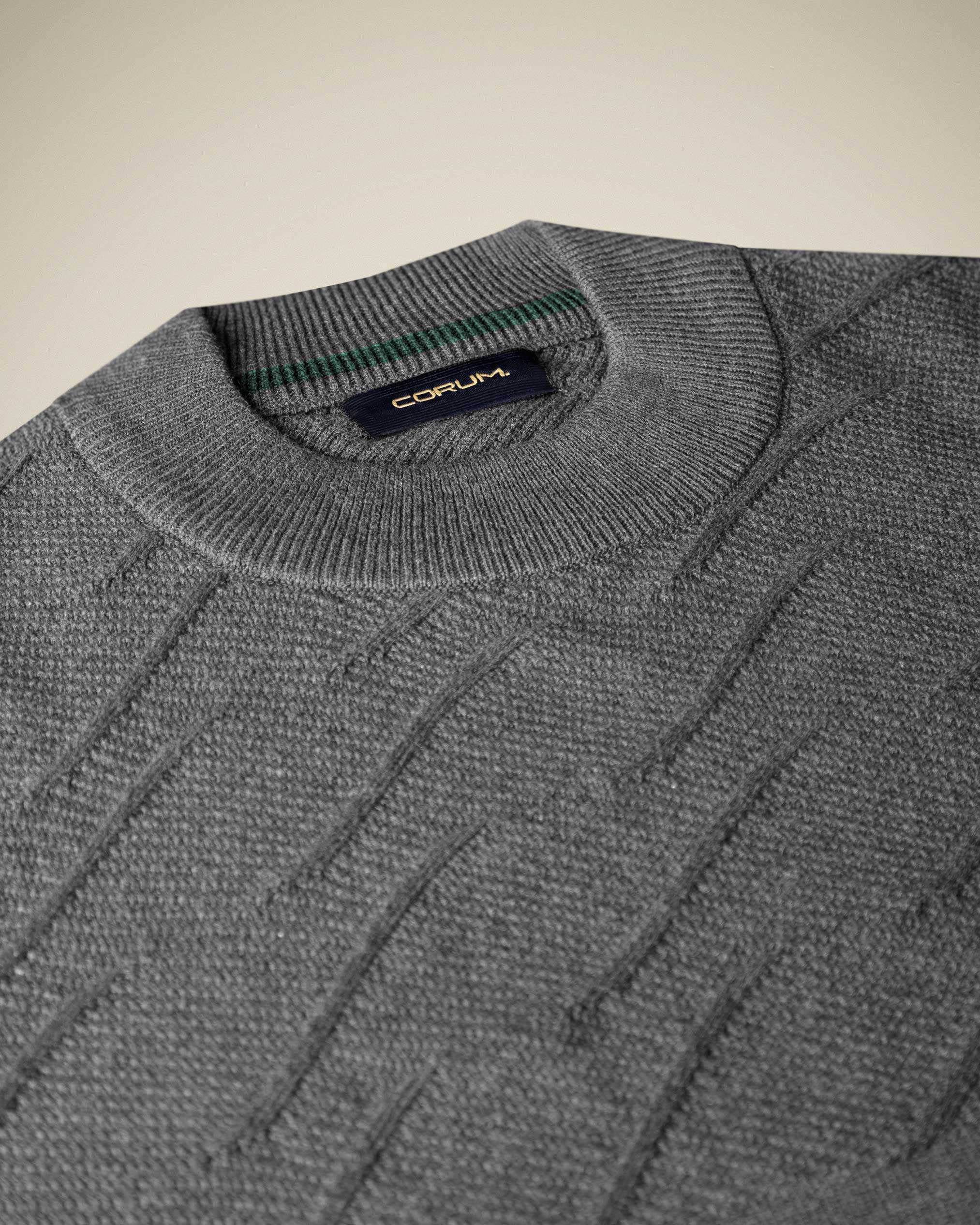 پلیور یقه 5 سانت مردانه 2221006 کروم