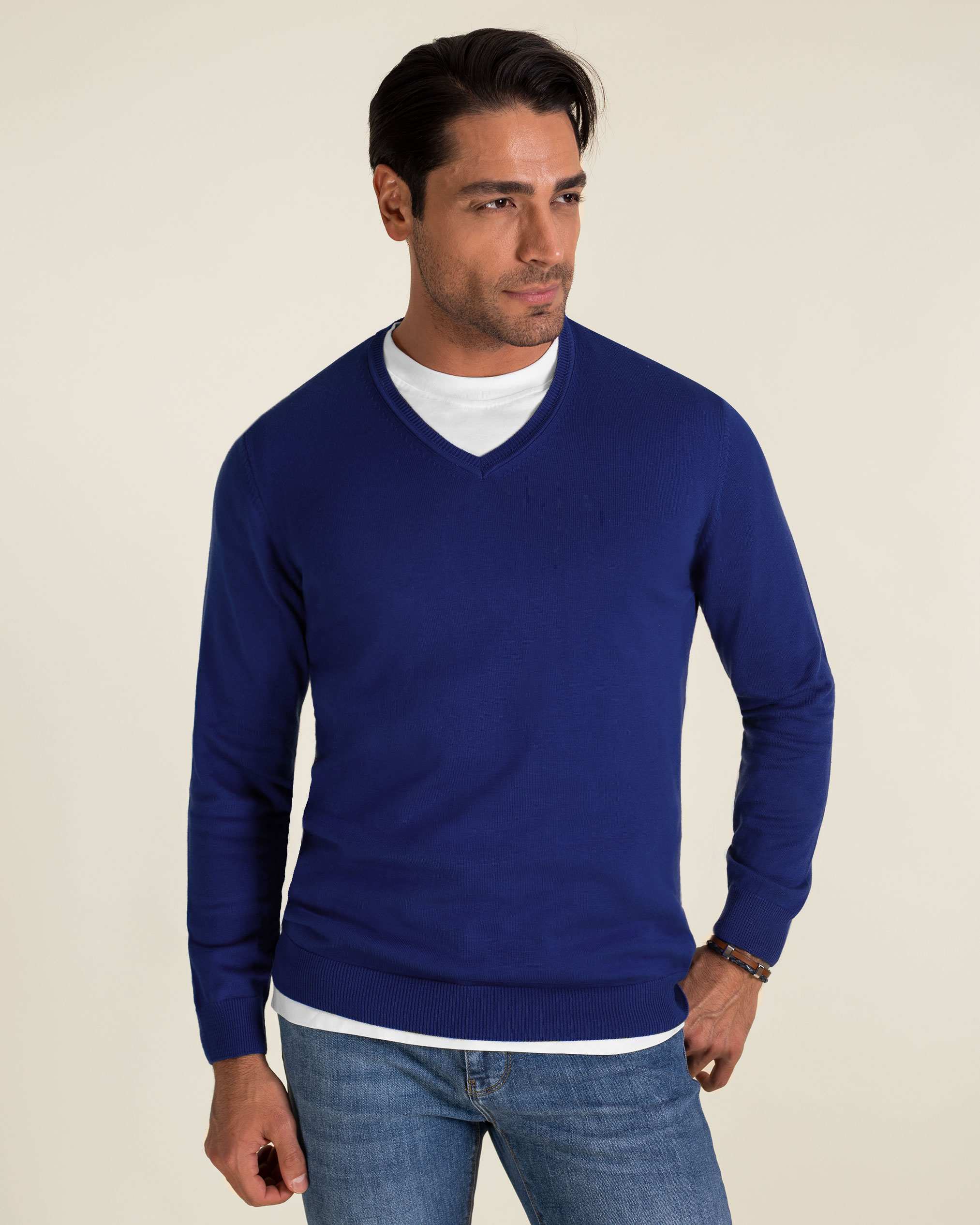 پلیور یقه هفت 2221008 کروم