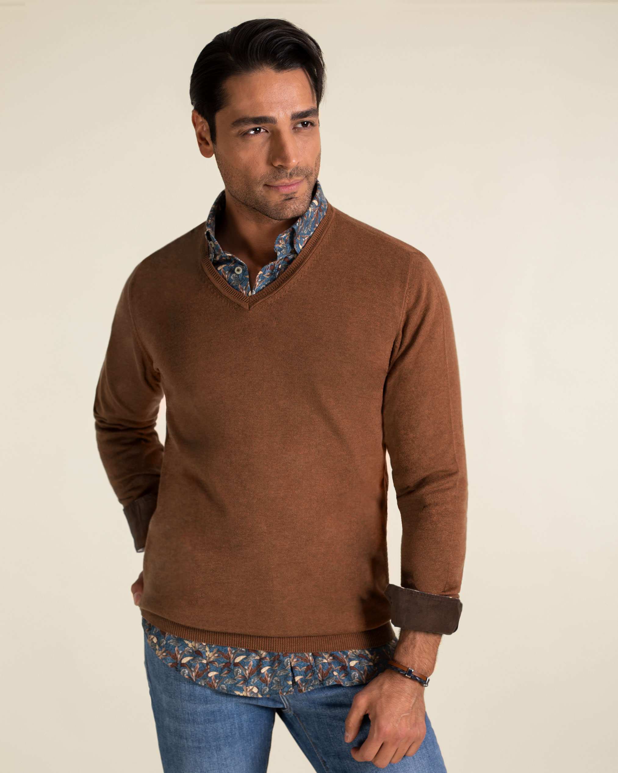 پلیور یقه هفت 2221008 کروم