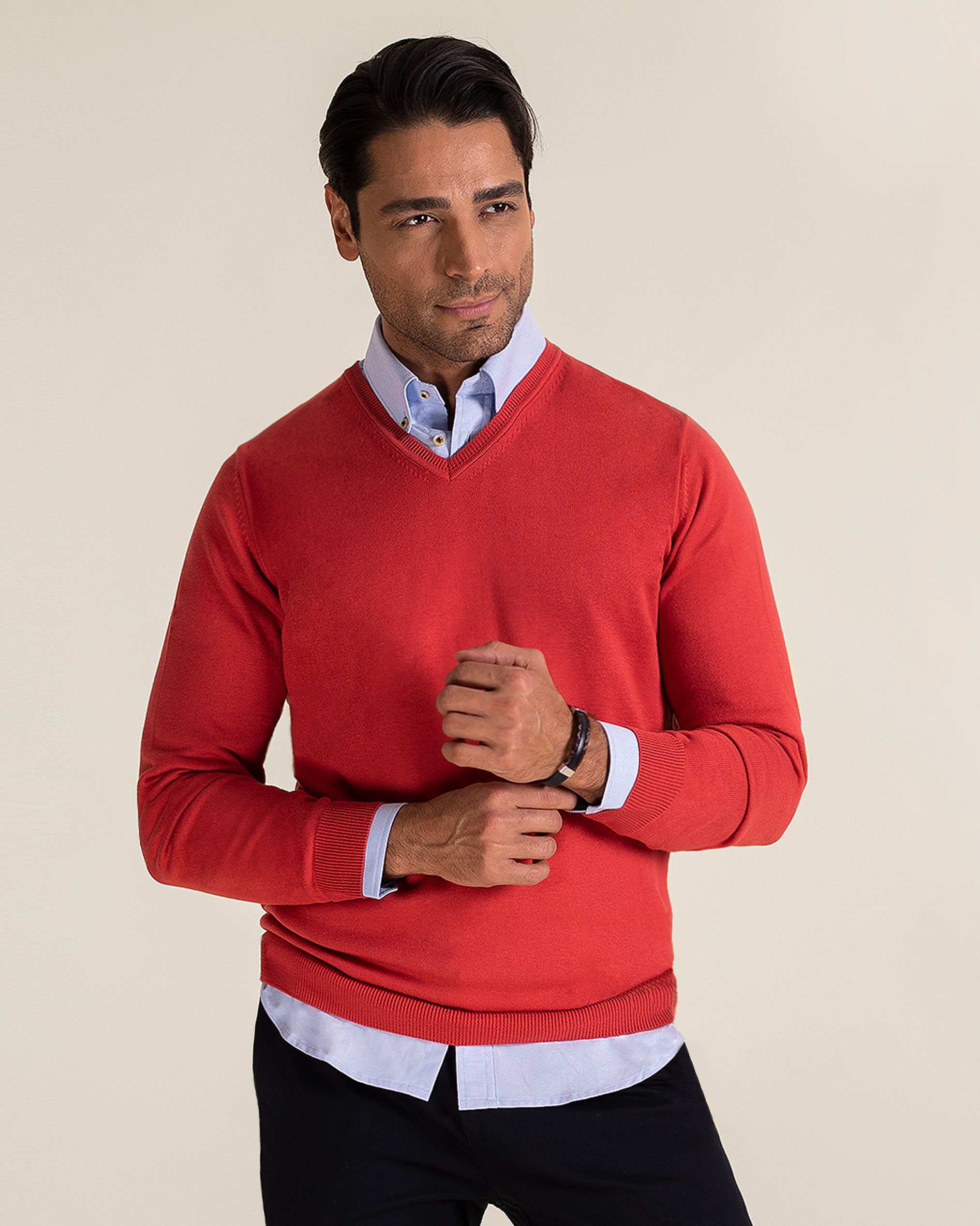 پلیور یقه هفت 2221008 کروم