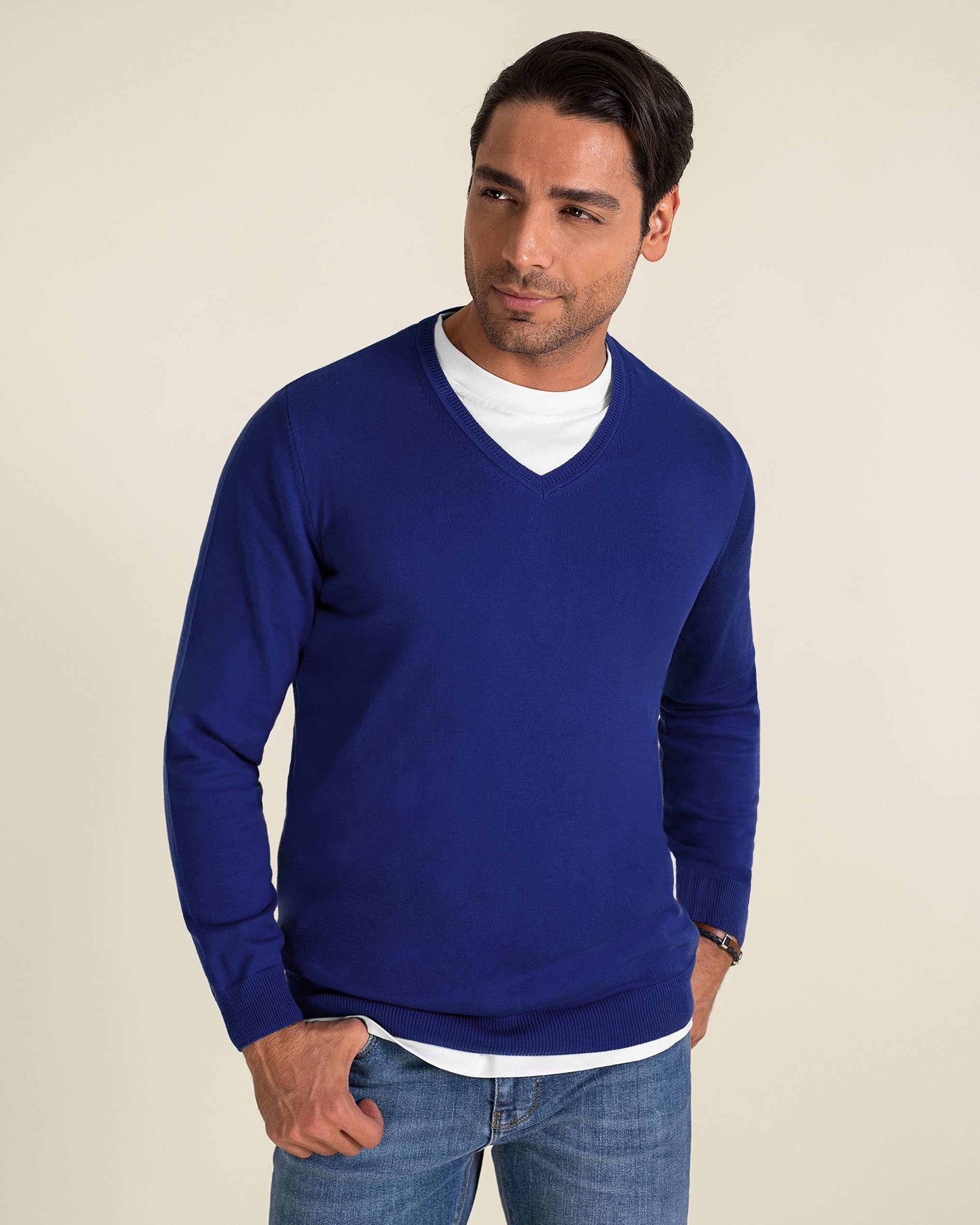 پلیور یقه هفت 2221008 کروم