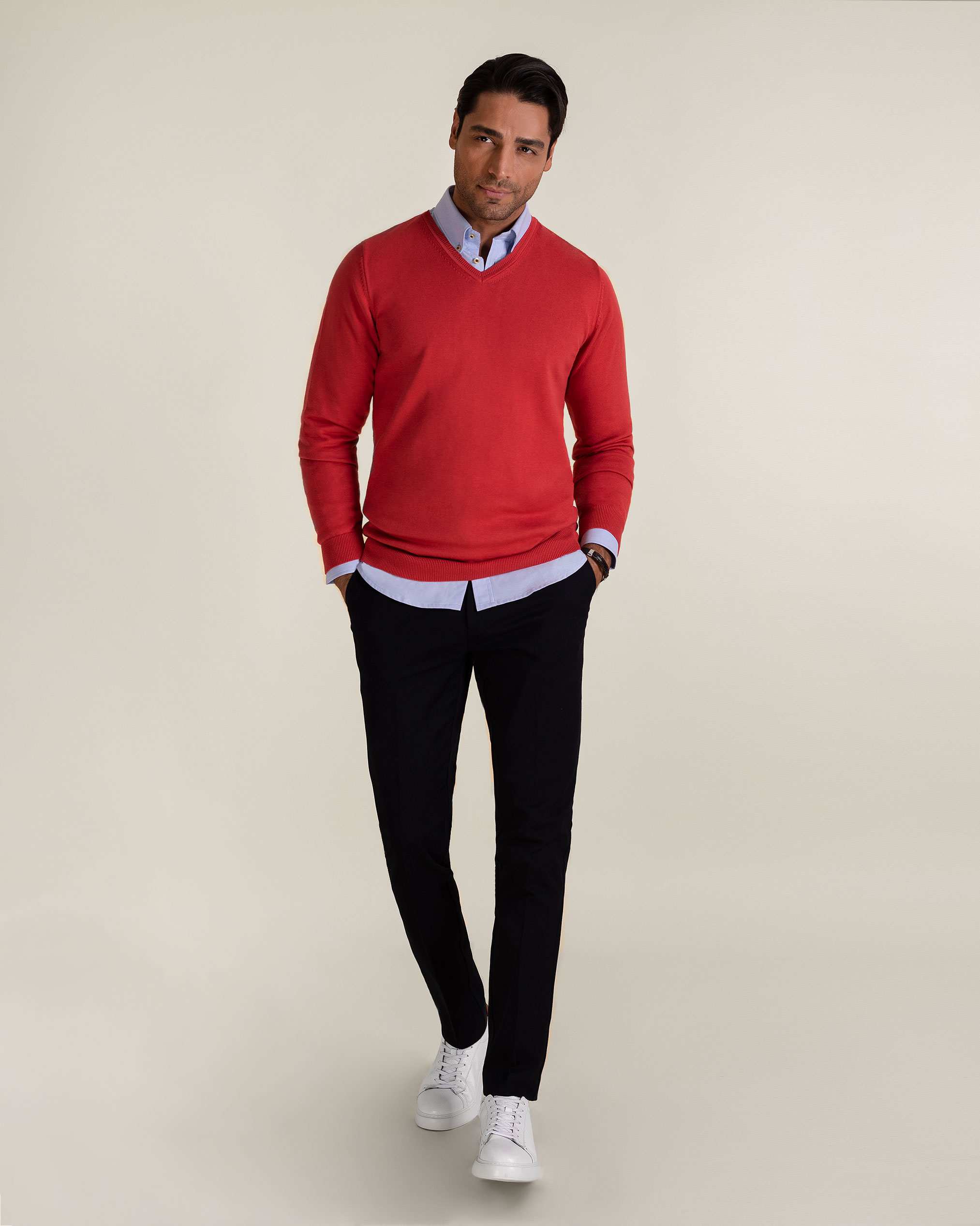 پلیور یقه هفت 2221008 کروم