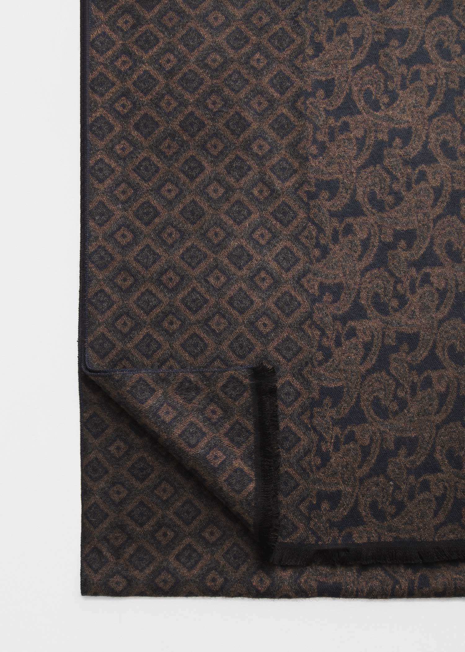 شال Wool مردانه 2221602 کروم