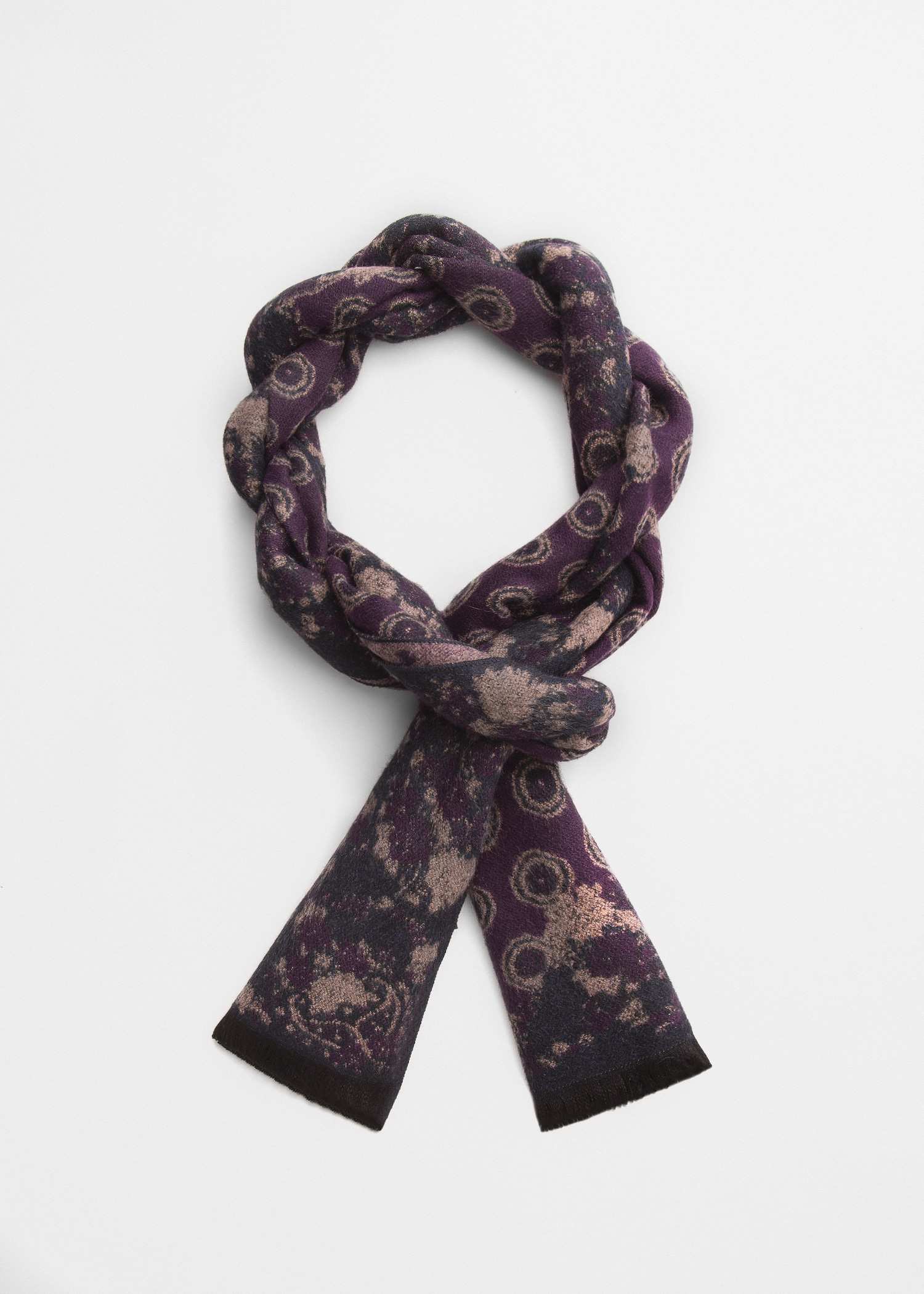 شال Wool مردانه 2221605 کروم