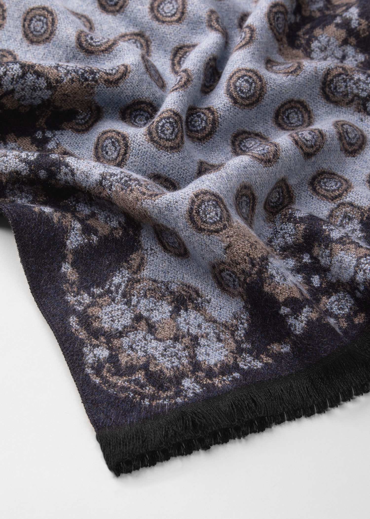 شال Wool مردانه 2221605 کروم