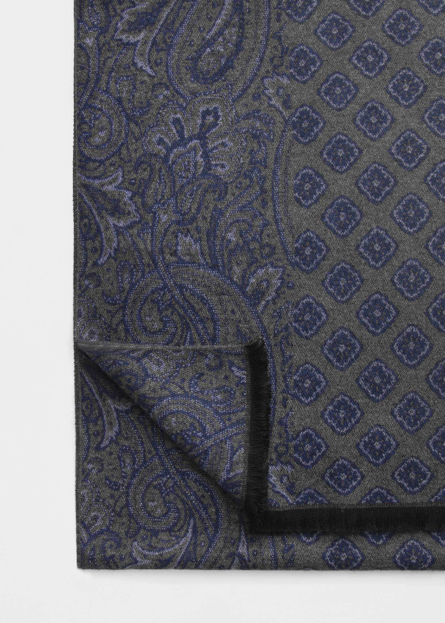 شال Wool مردانه 2221616 کروم