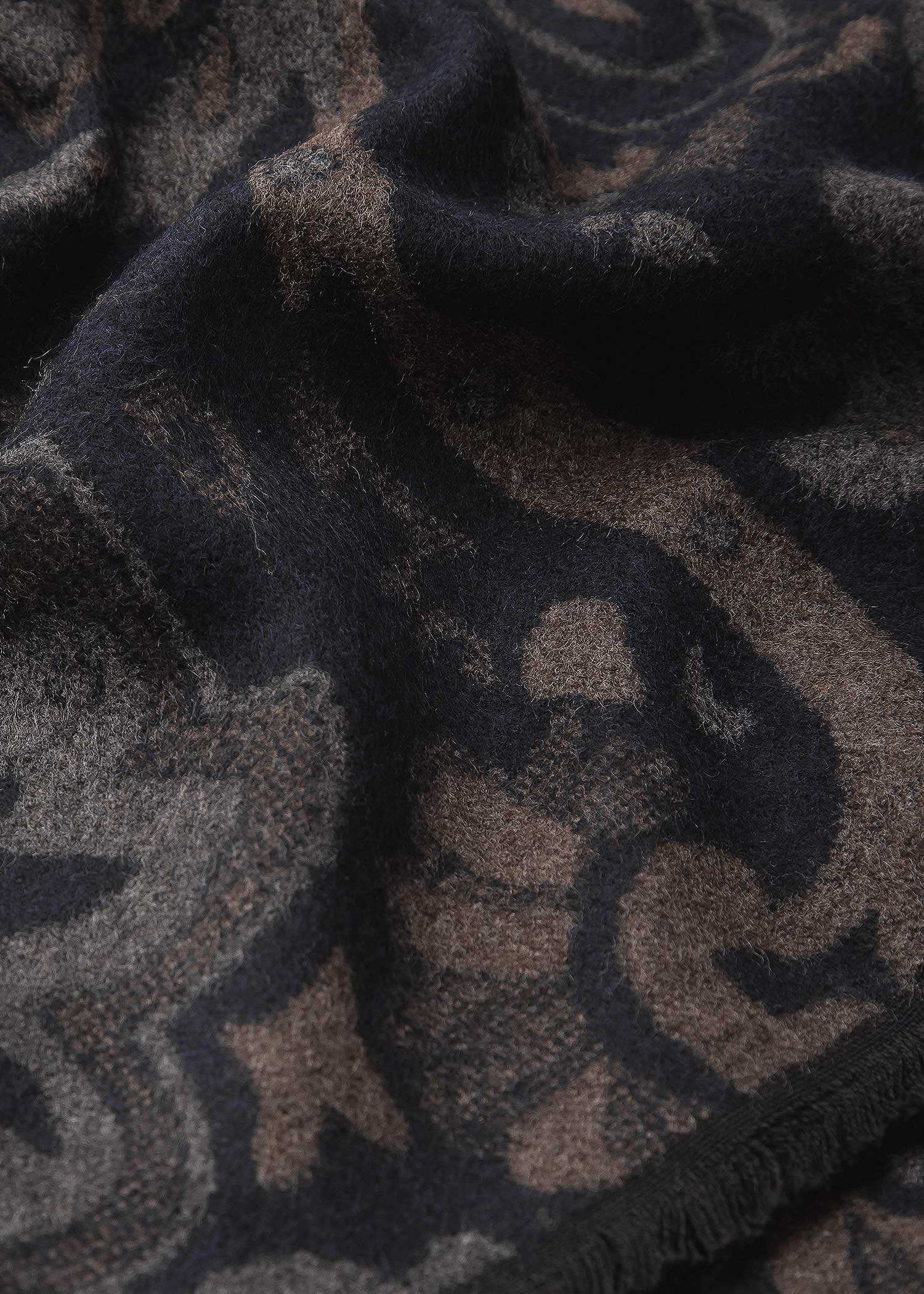 شال Wool مردانه 2221617 کروم