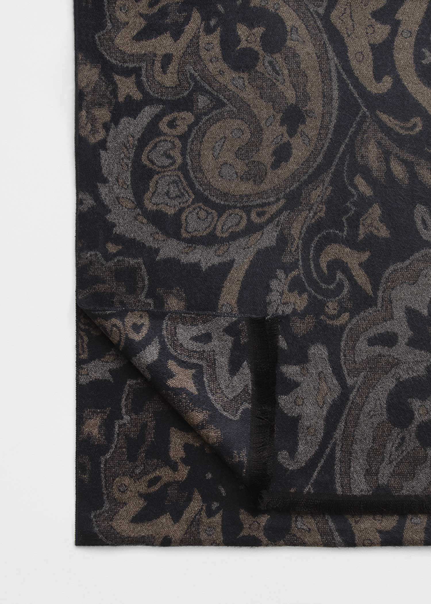 شال Wool مردانه 2221617 کروم