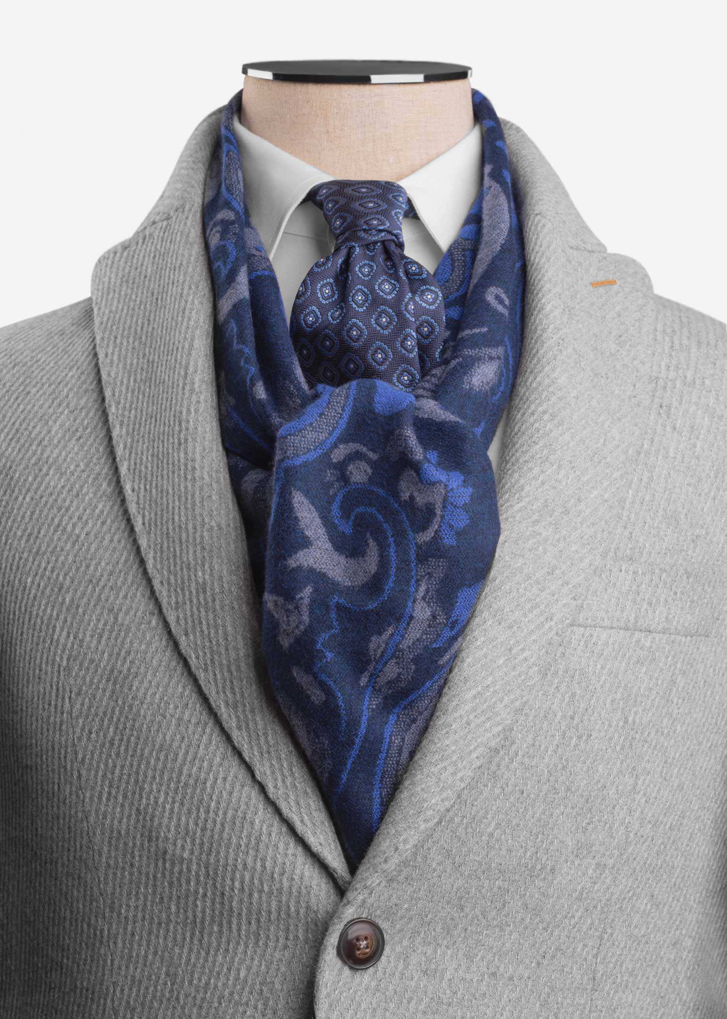 شال Wool مردانه 2221617 کروم
