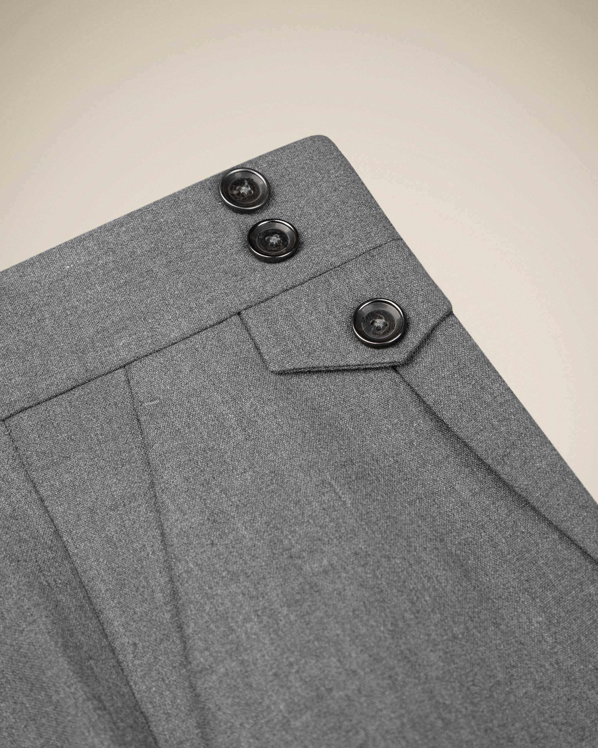 شلوار پارچه ای 2222505 کروم