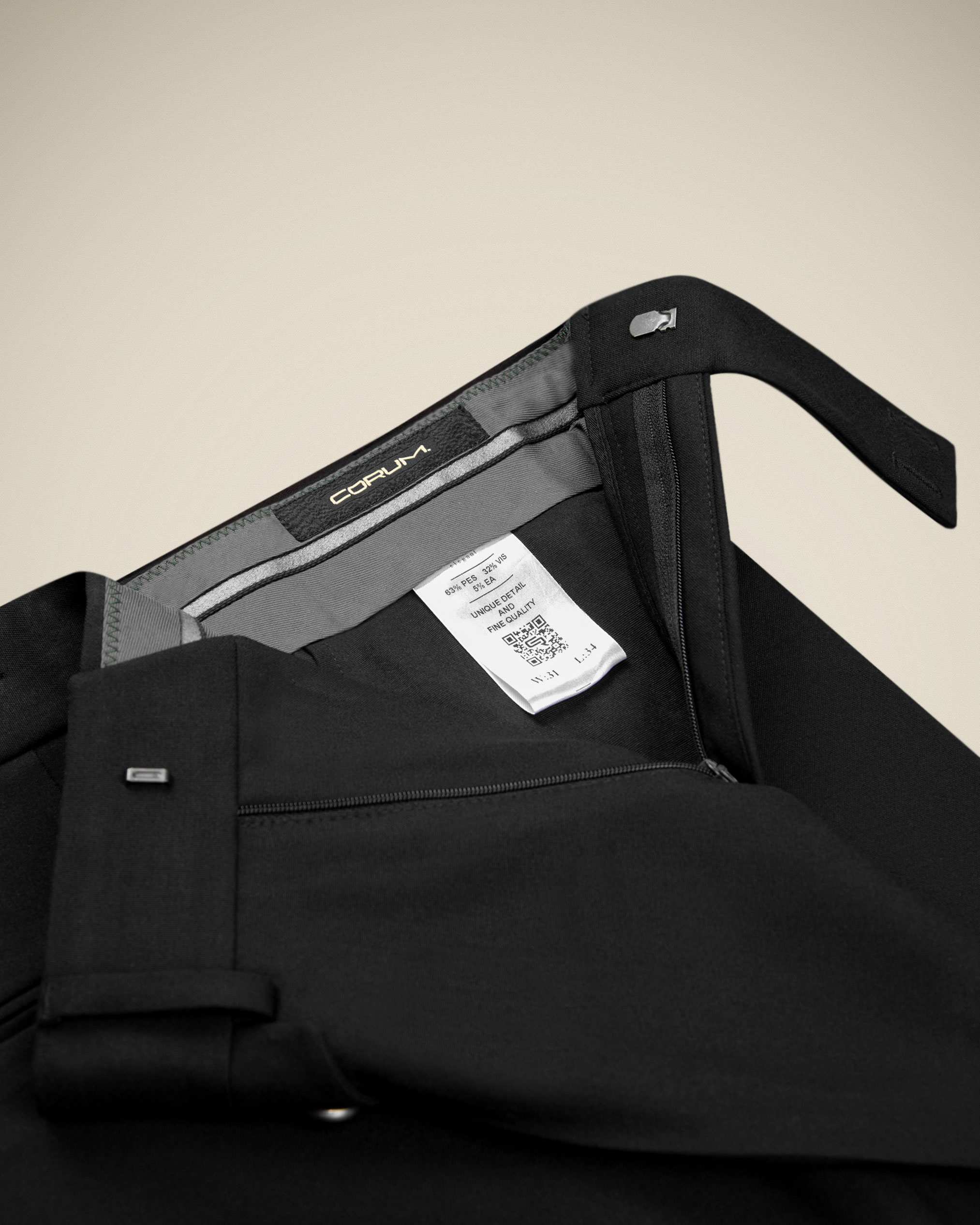 شلوار پارچه ای 2222505 کروم